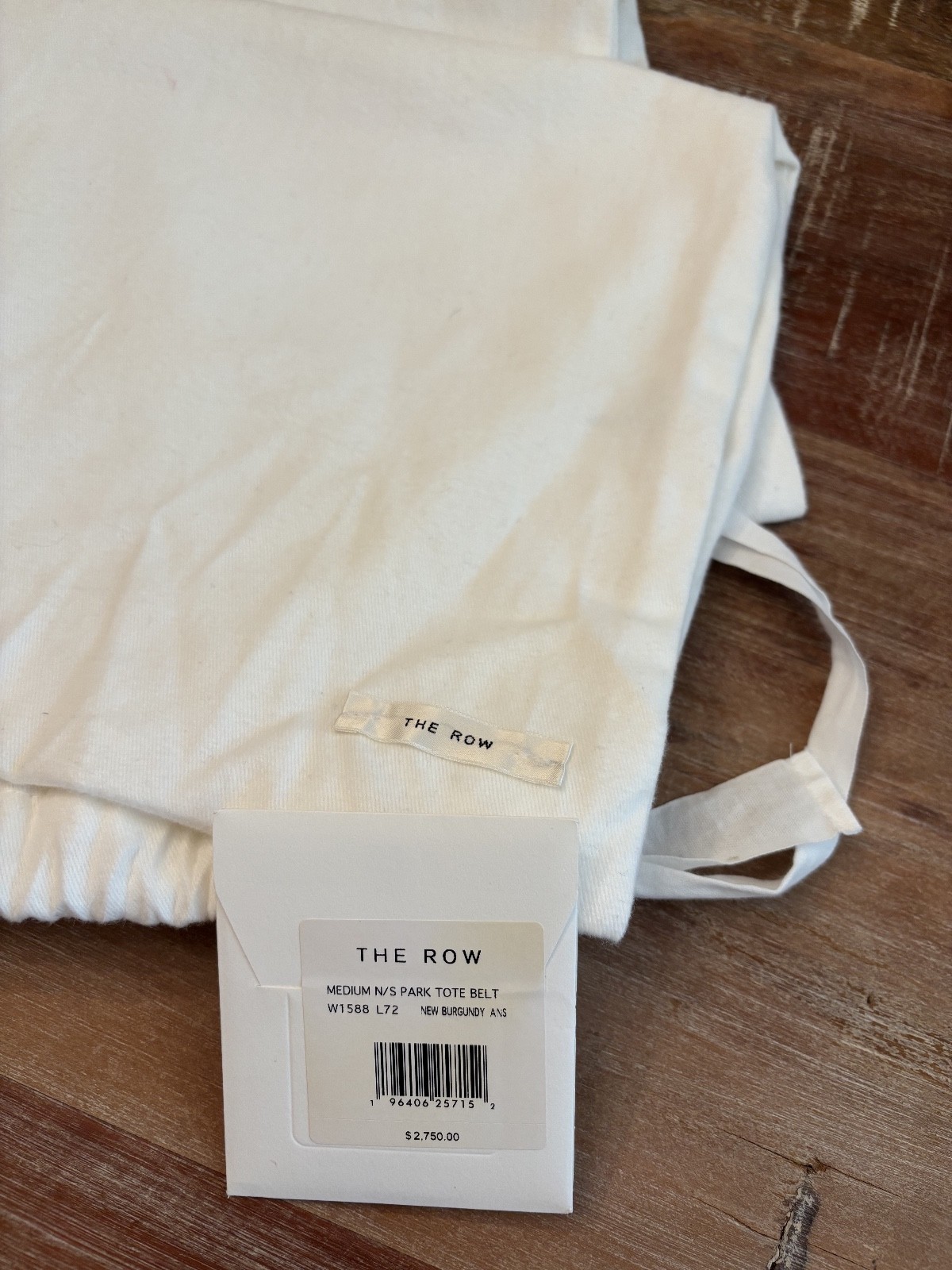 The Row N/S Park Tote Belt in Medium Smooth Leather (Adjustable Strap)