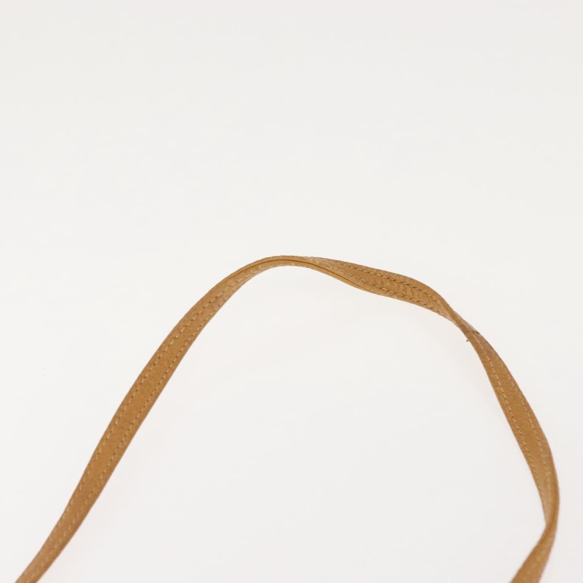 GUCCI Micro GG Supreme Shoulder Bag PVC Beige Gold 007 123 0428 Auth ki6116