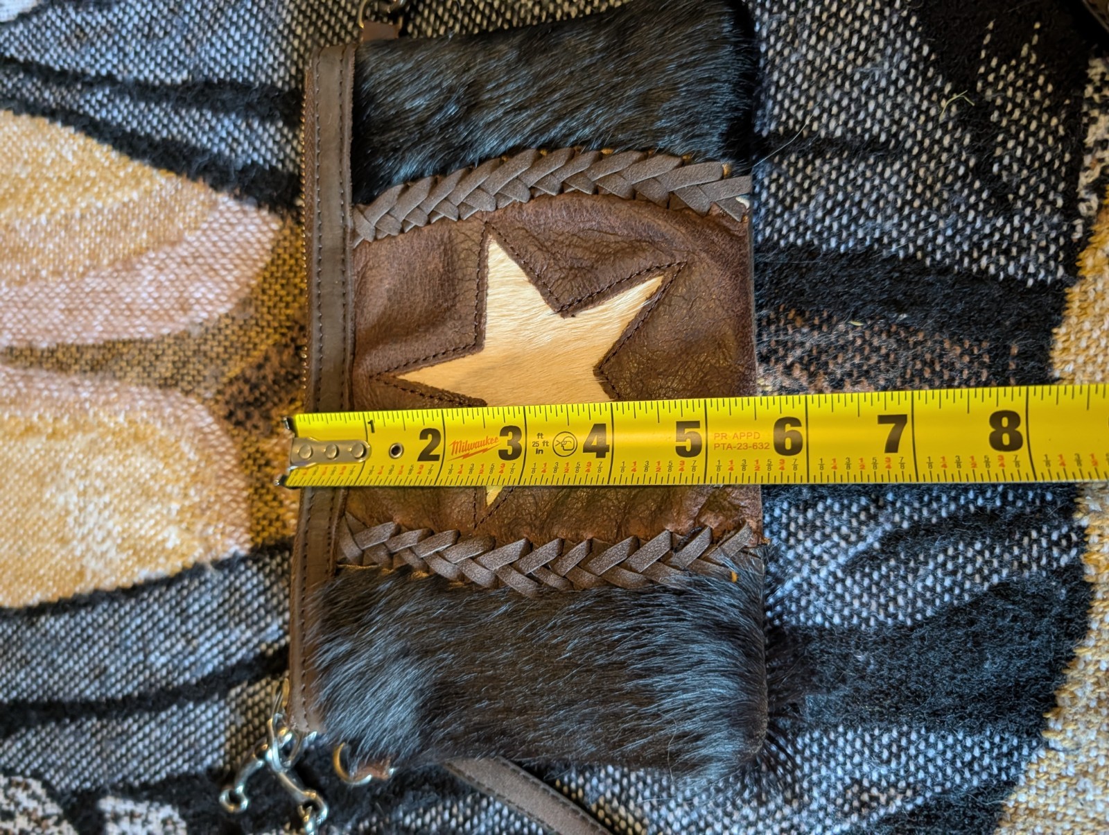 Suede Leather Horse Crossbody Bag Lone Star Western Small Purse Horsebit charm