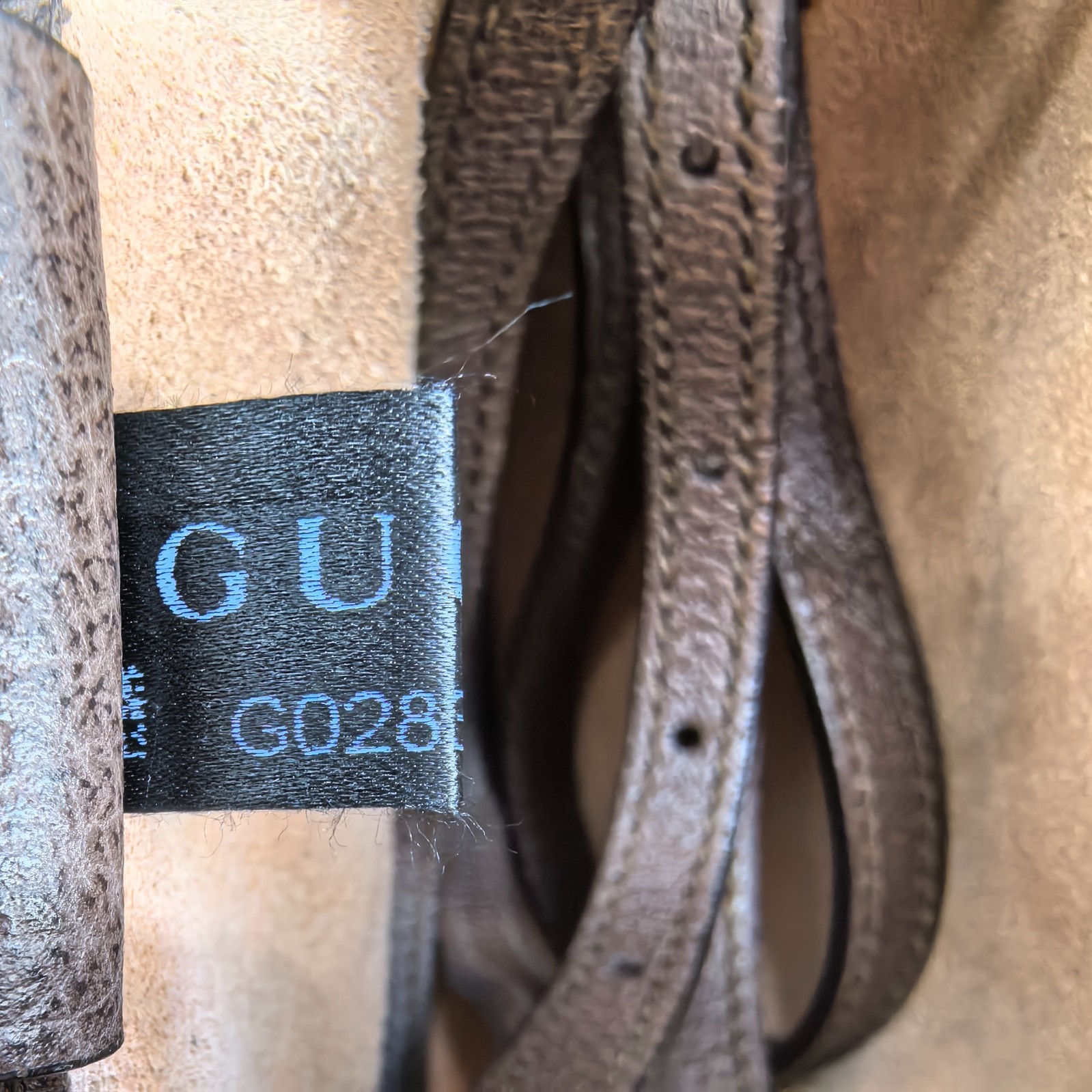 GG Supreme Monogram Web Mini Ophidia Bucket Bag Brown BF00244