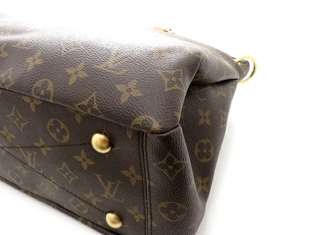 Louis Vuitton Monogram Palas Bag M40906 Handbag Monogram Canvas Brown #DB310