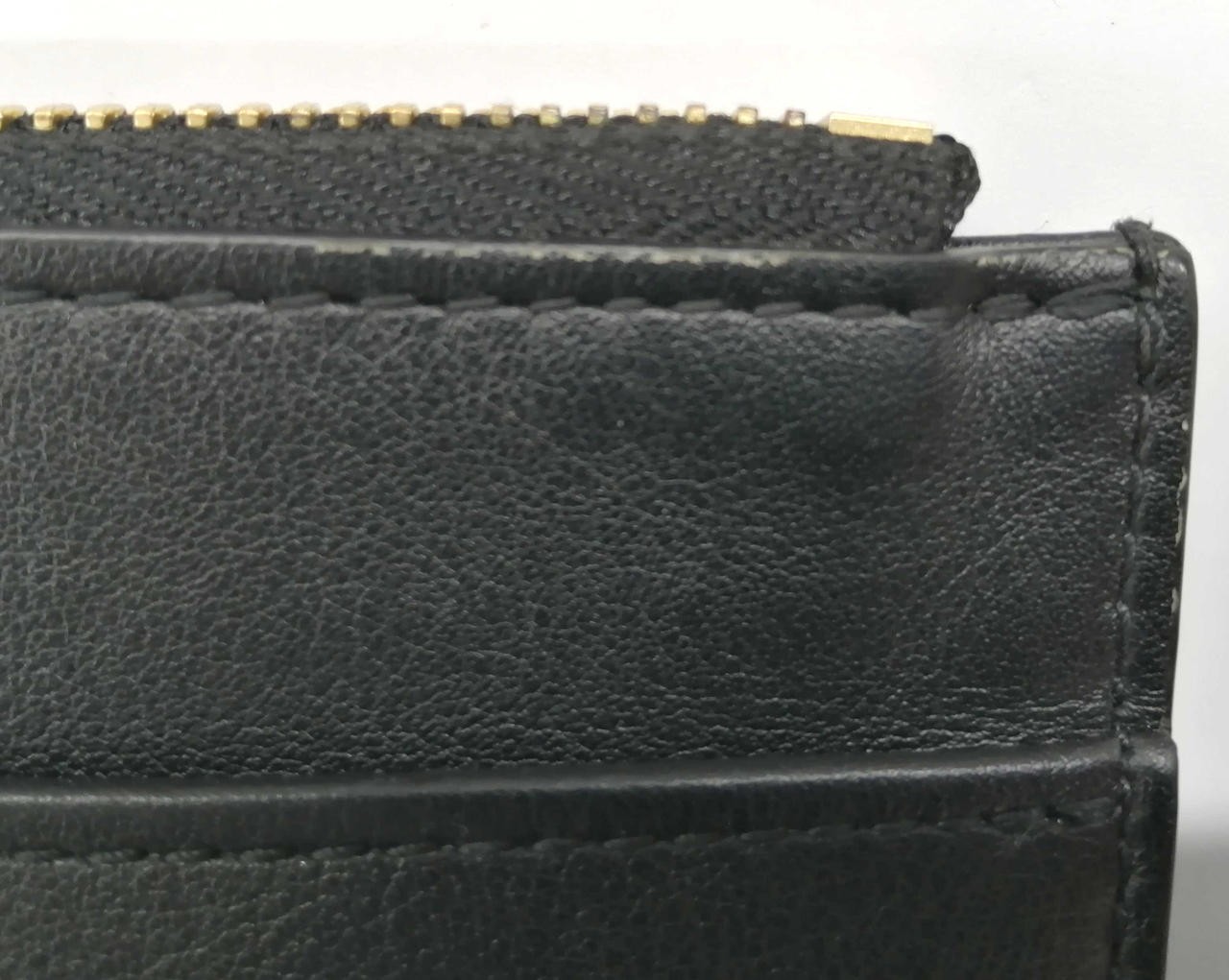 GUCCI Clutch Black Smooth Calf Leather 658843 Auth Japan