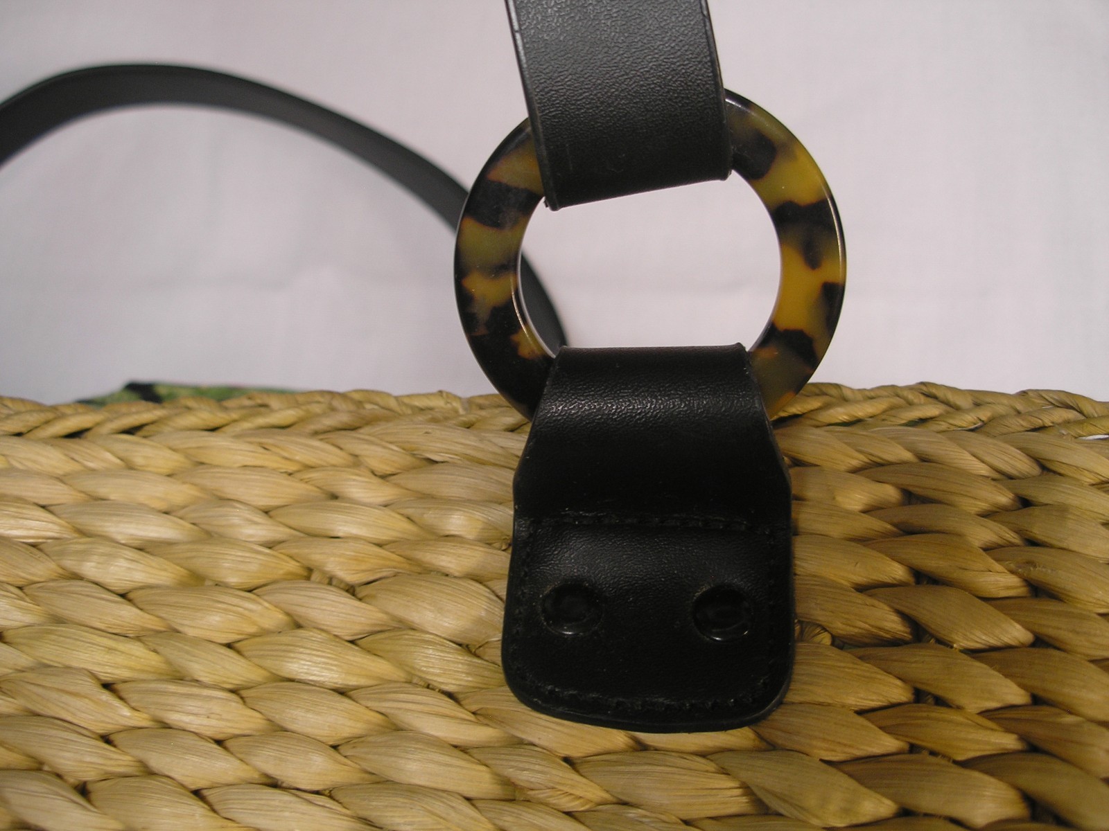 LARGE STRAW BEACH BAG