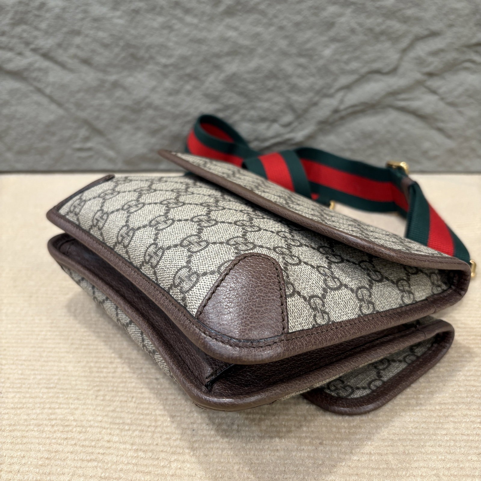 Gucci Web Small Neo Vintage Double Flap Messenger Bag (jj1213m4)