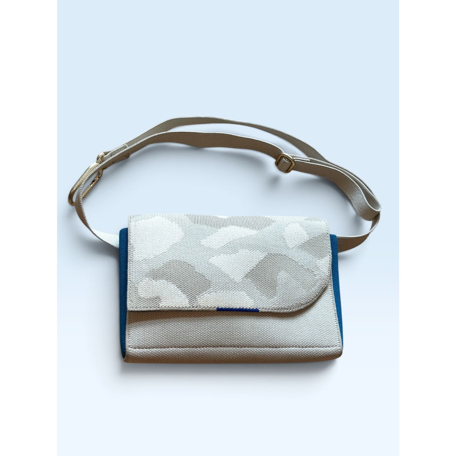 Rothy’s The Belt Bag Cream Camo Knit Crossbody Bag