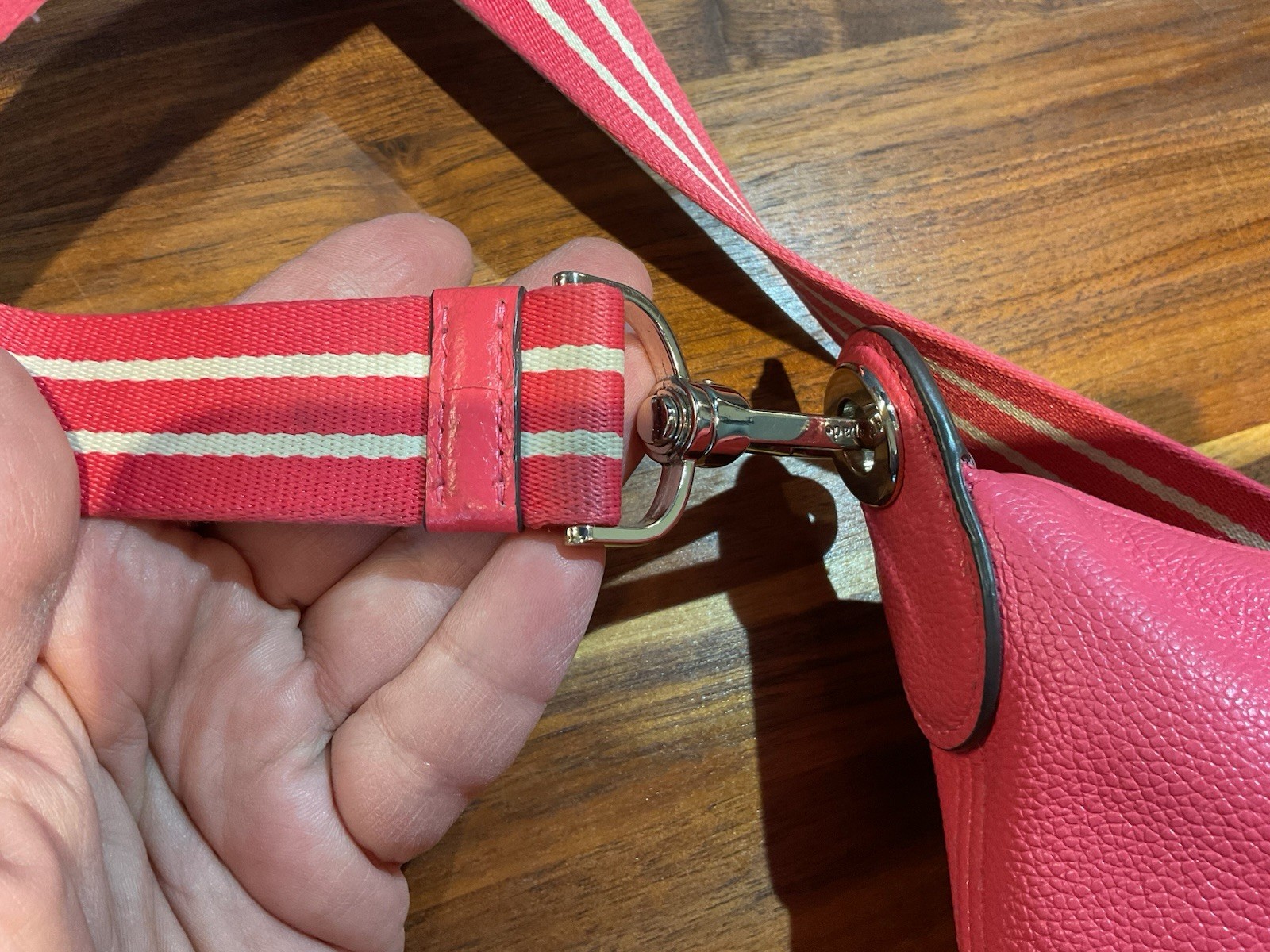 Kate Spade NY Rosie Small Pebbled Leather Crossbody Bag Purse Pink