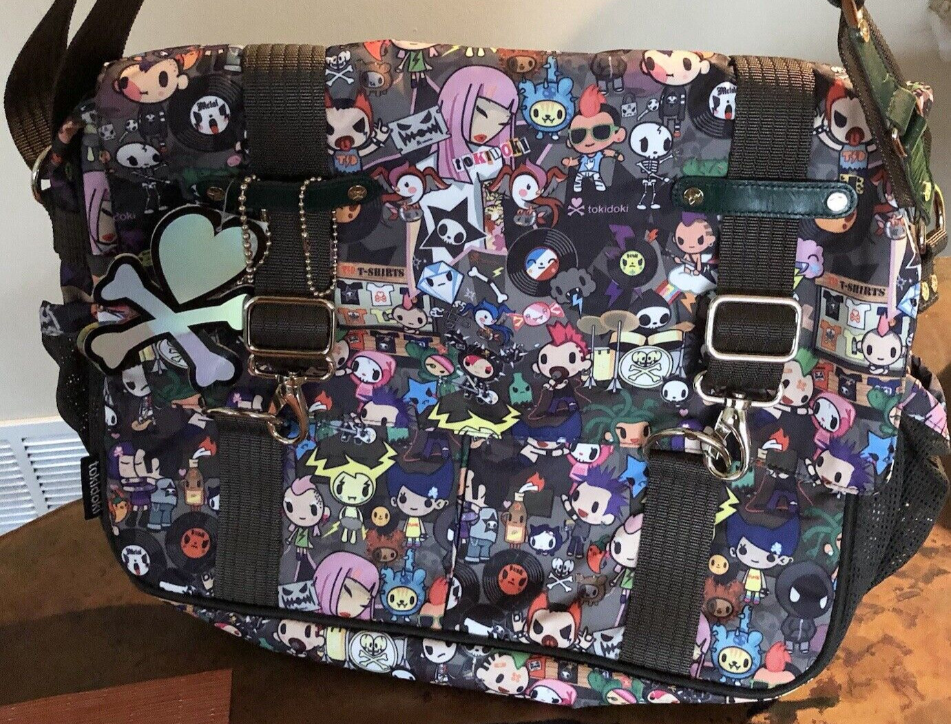 Tokidoki LeSportsac Creativa Concerto Punk Messenger Bag Purse New w/ Tags