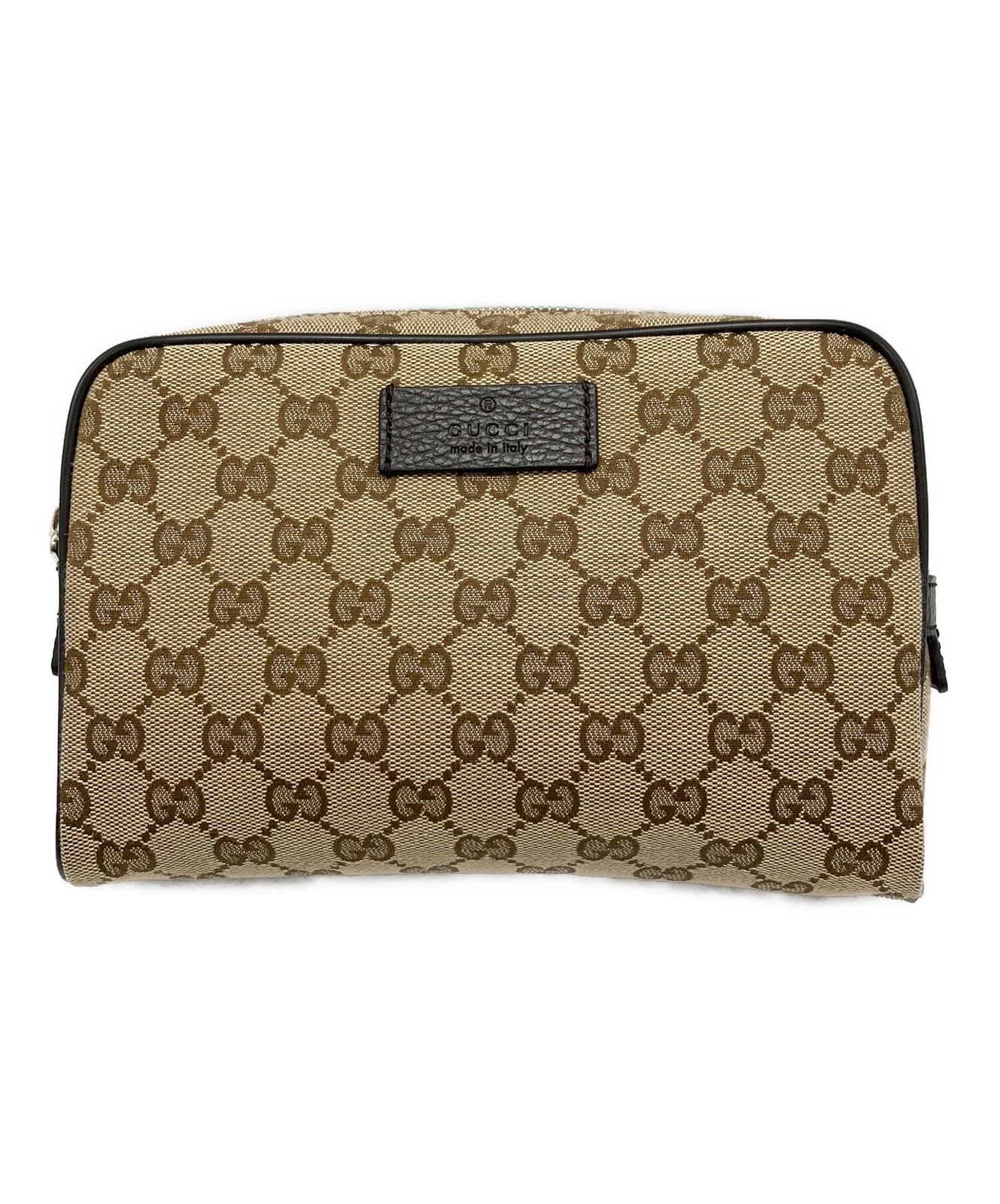 Gucci GG 449174 Canvas Beige Waist Bag #TFB2885