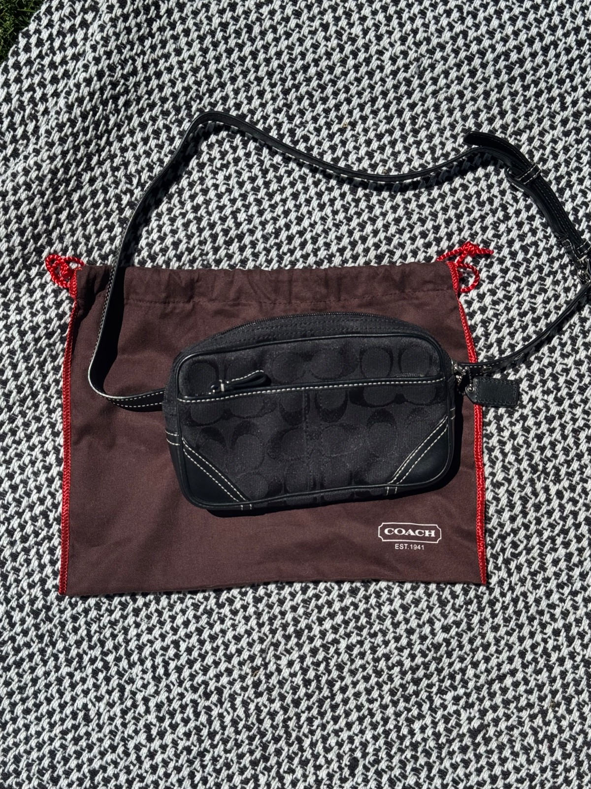 coach Hampton Signature Hip Bag – belt bag fanny pack leather
