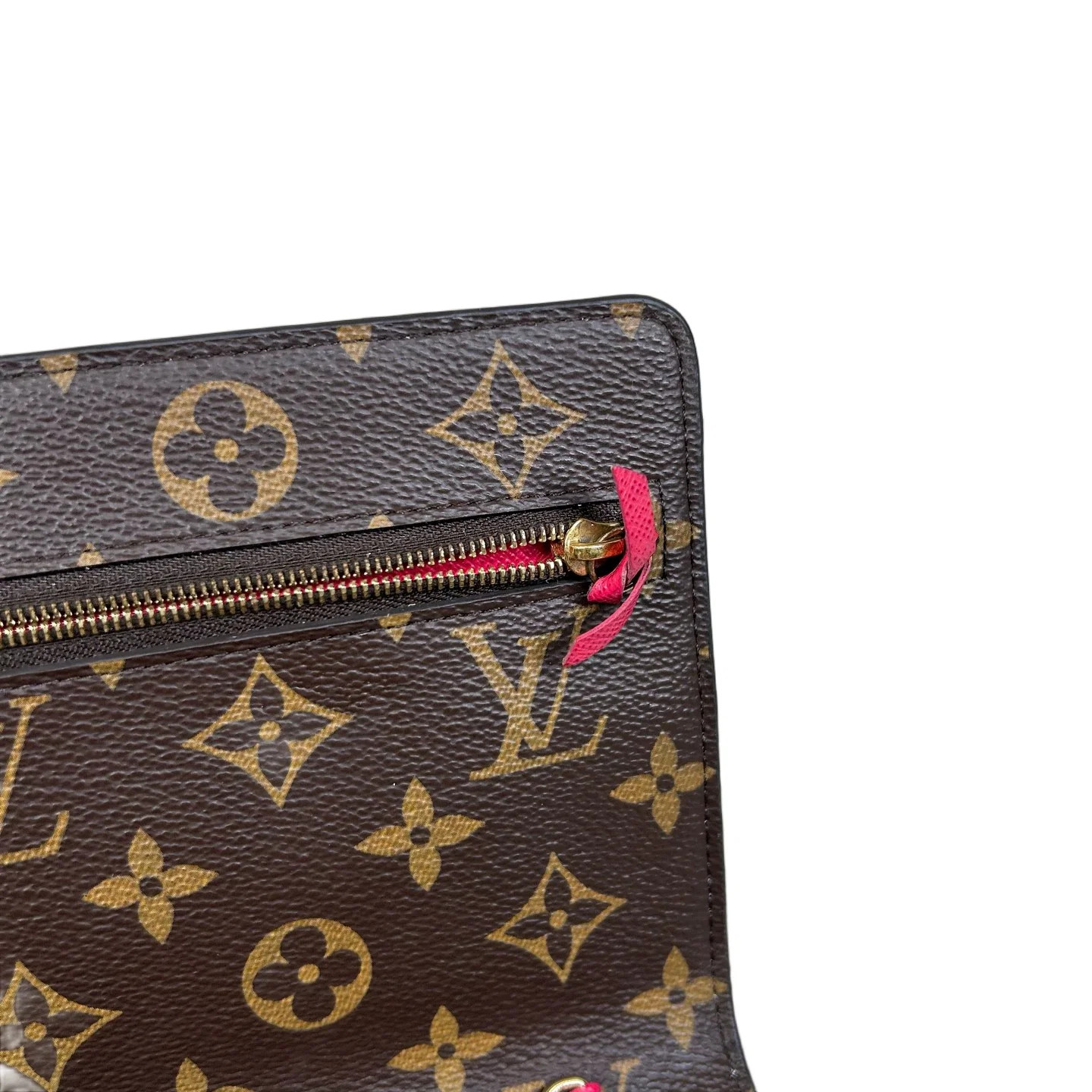Louis Vuitton Shoulder Bag Brown Red Pink Monogram (dh071526f6r)