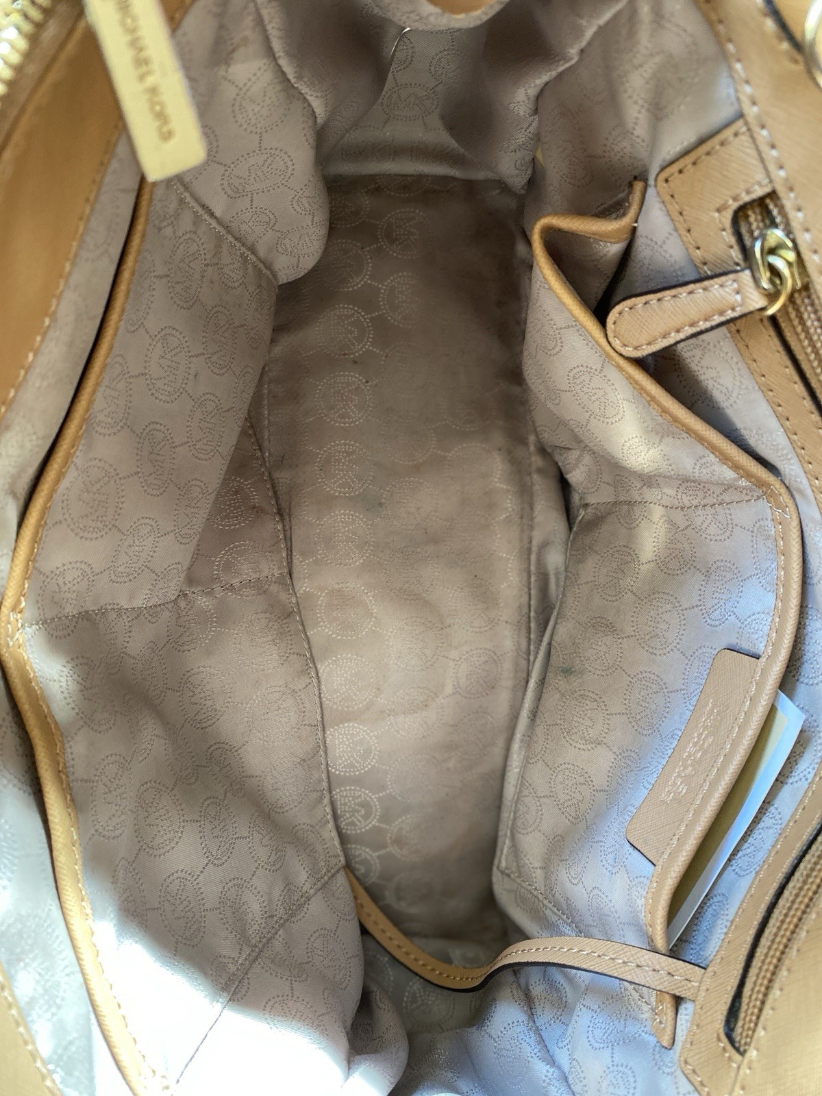 Michael Kors Sutton Suntan and Black- Rare