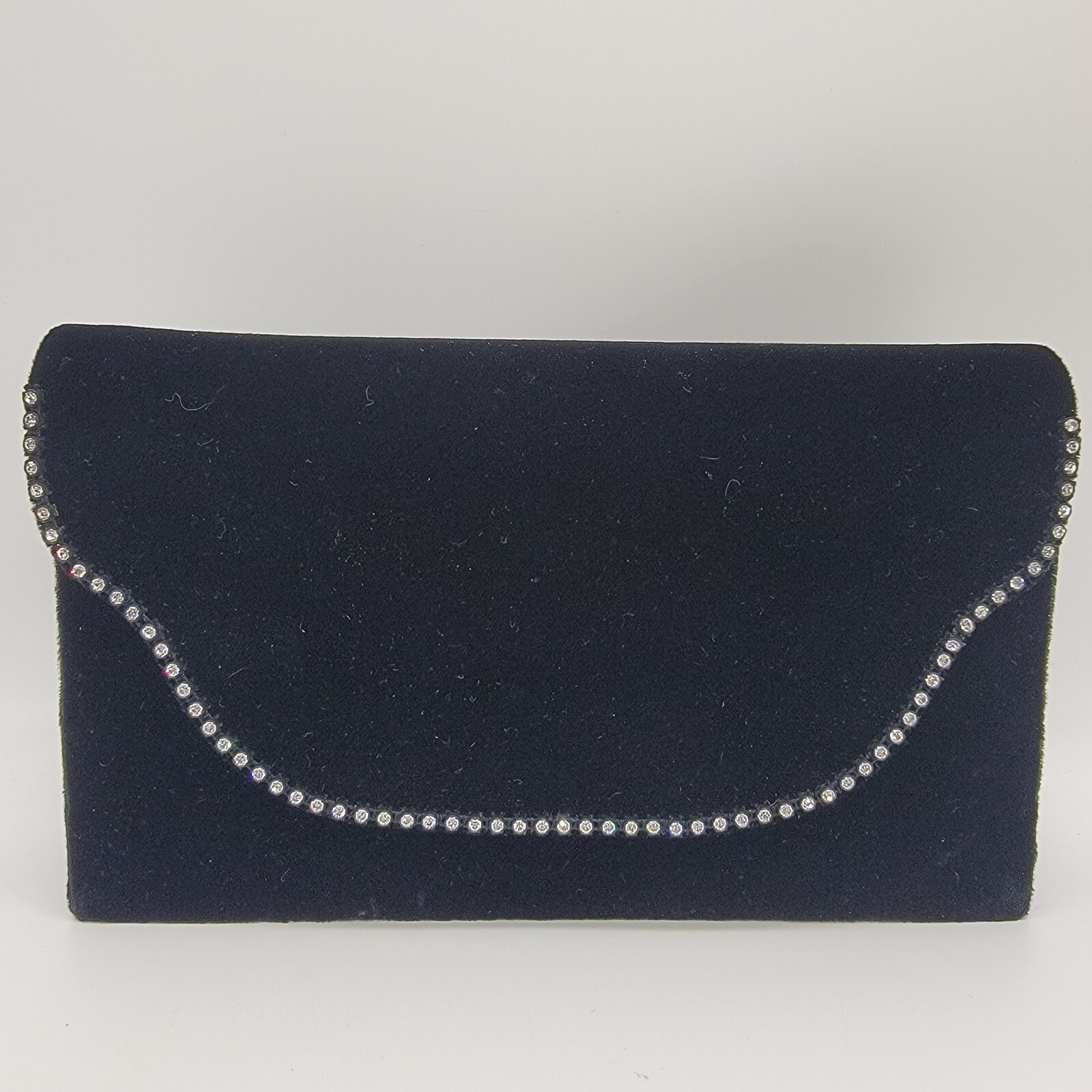 Vintage Carla Marchi Bag Black Evening Clutch Handbag