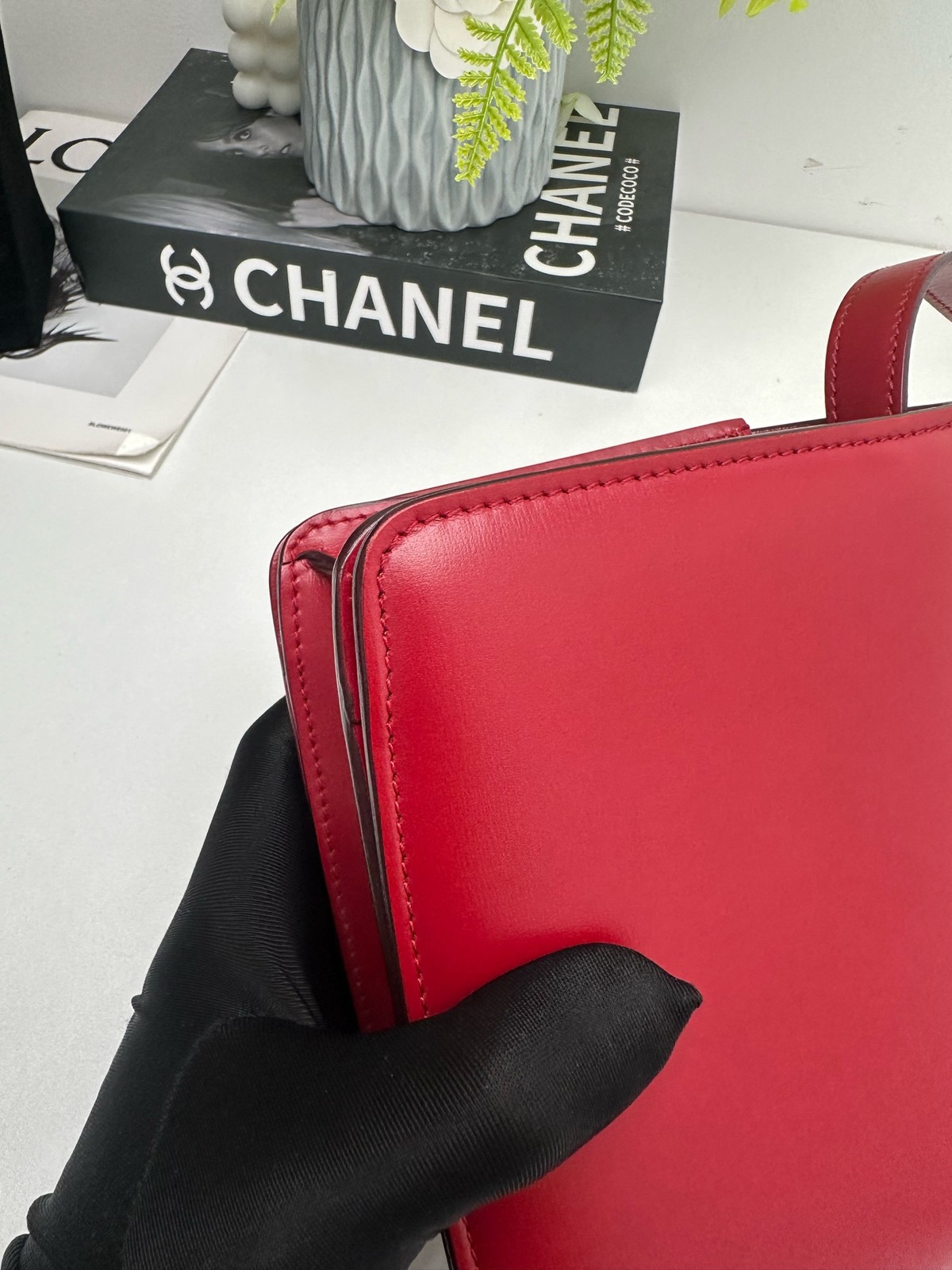 Celine Classic Box Small Red Smooth Calfskin Shoulder & Crossbody Duty Paid