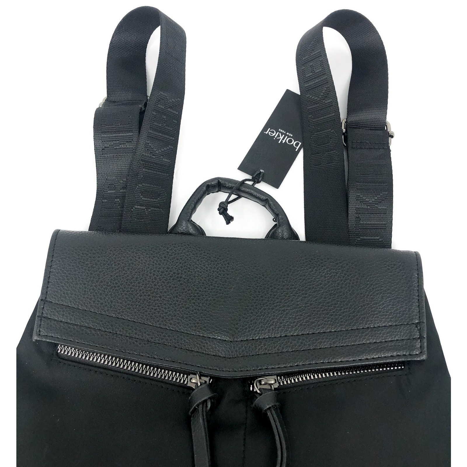 BOTKIER Women’s Trigger Mini Nylon Backpack Black One Size Lightweight NWT