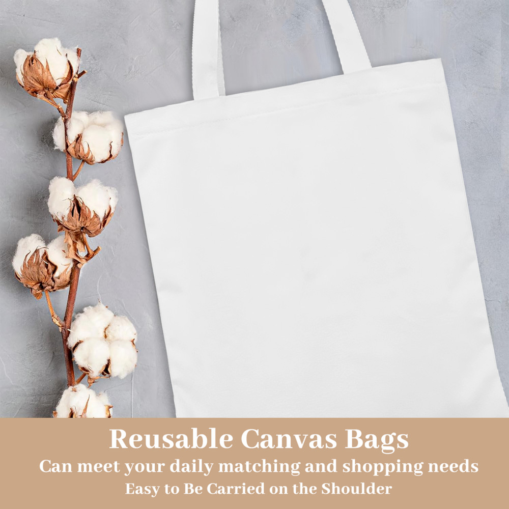 Custom Tote Bag Canvas Logo/Text/Image Print Your Design Durable Personalized