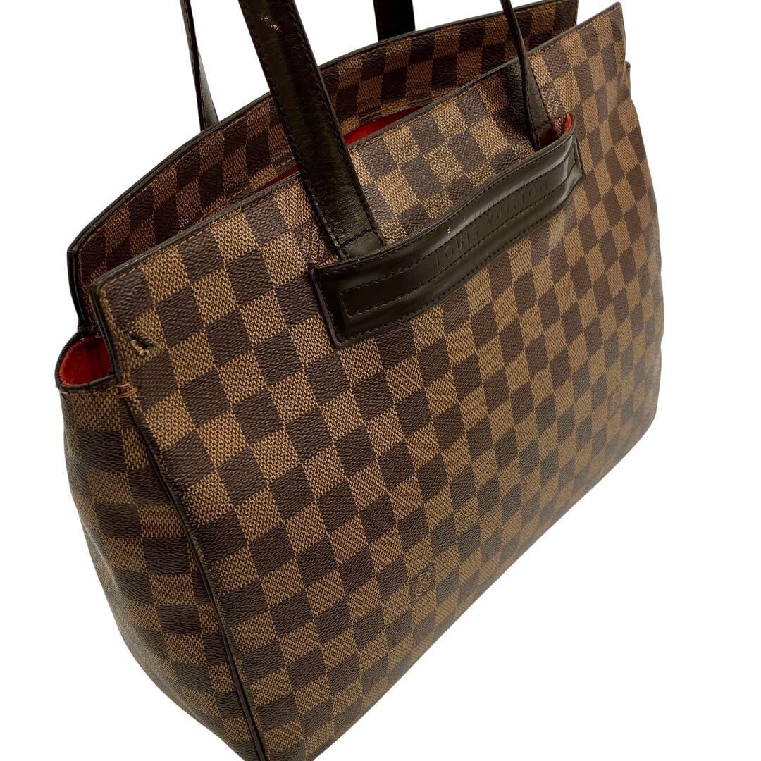 Louis Vuitton Damier Parioli PM Brown Shoulder Tote Bag A4 Business Auth
