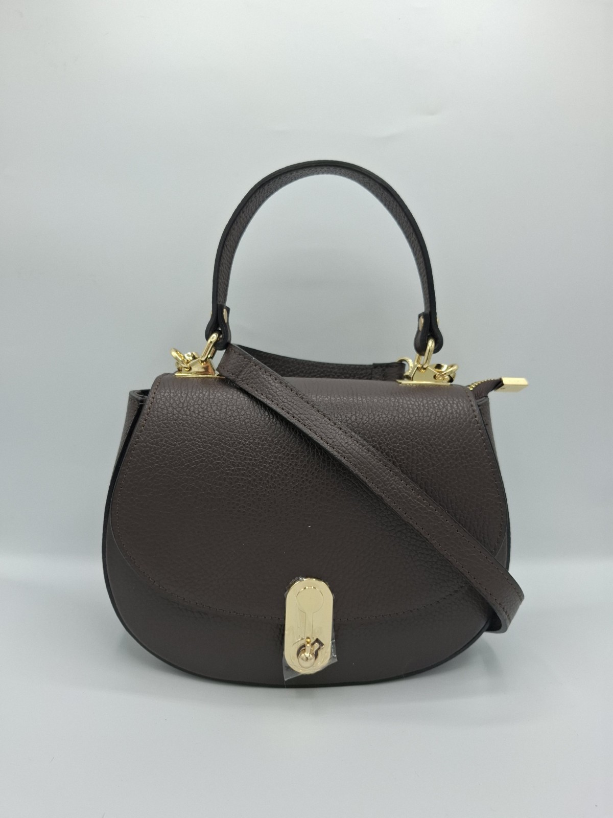 Women’s Handbag with Adjustable Shoulder Strap Genuine Leather Made in Italy