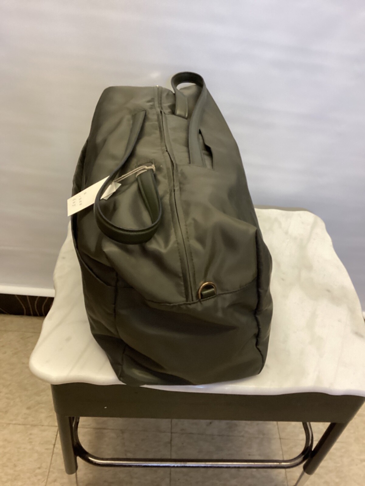 A New Day Overnighter 19″ Duffel Weekender Bag Alpine Green ECO 90% friendly NWT