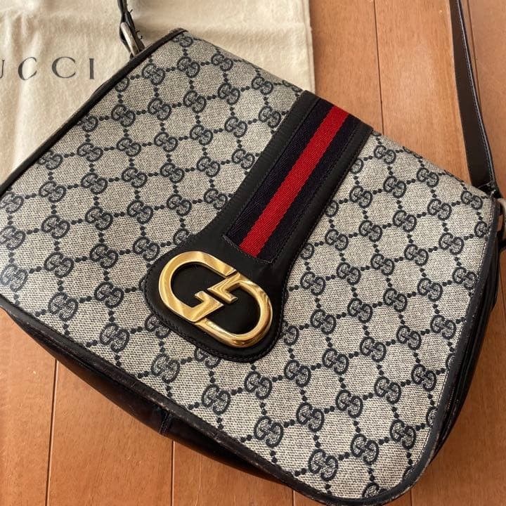 GUCCI Handbag Shoulder Bag Women Auth 7.87 x 10.23 x 2.36inch