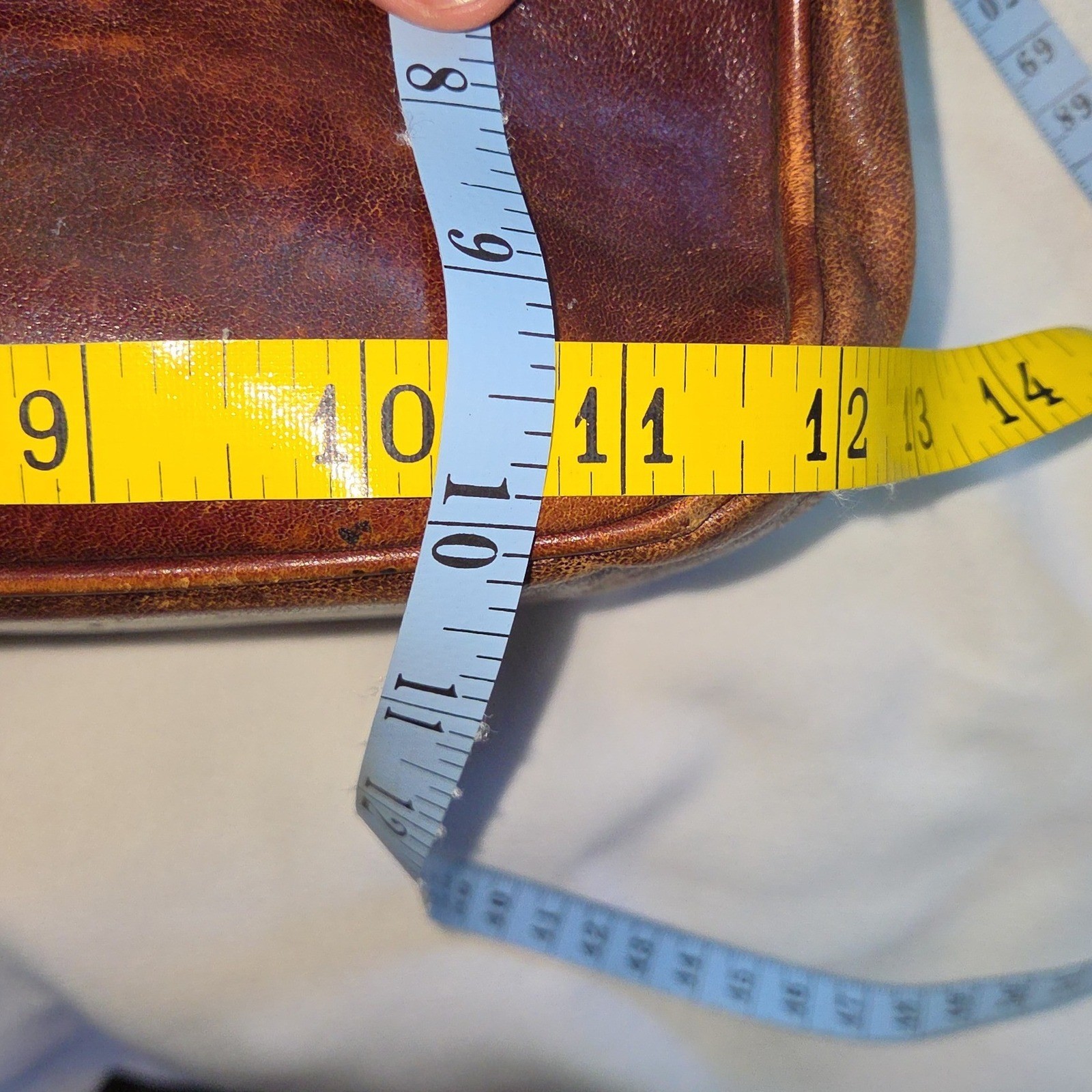 Oroton Shoulder Bag Medium Brown Good Vintage Leather Australian Made