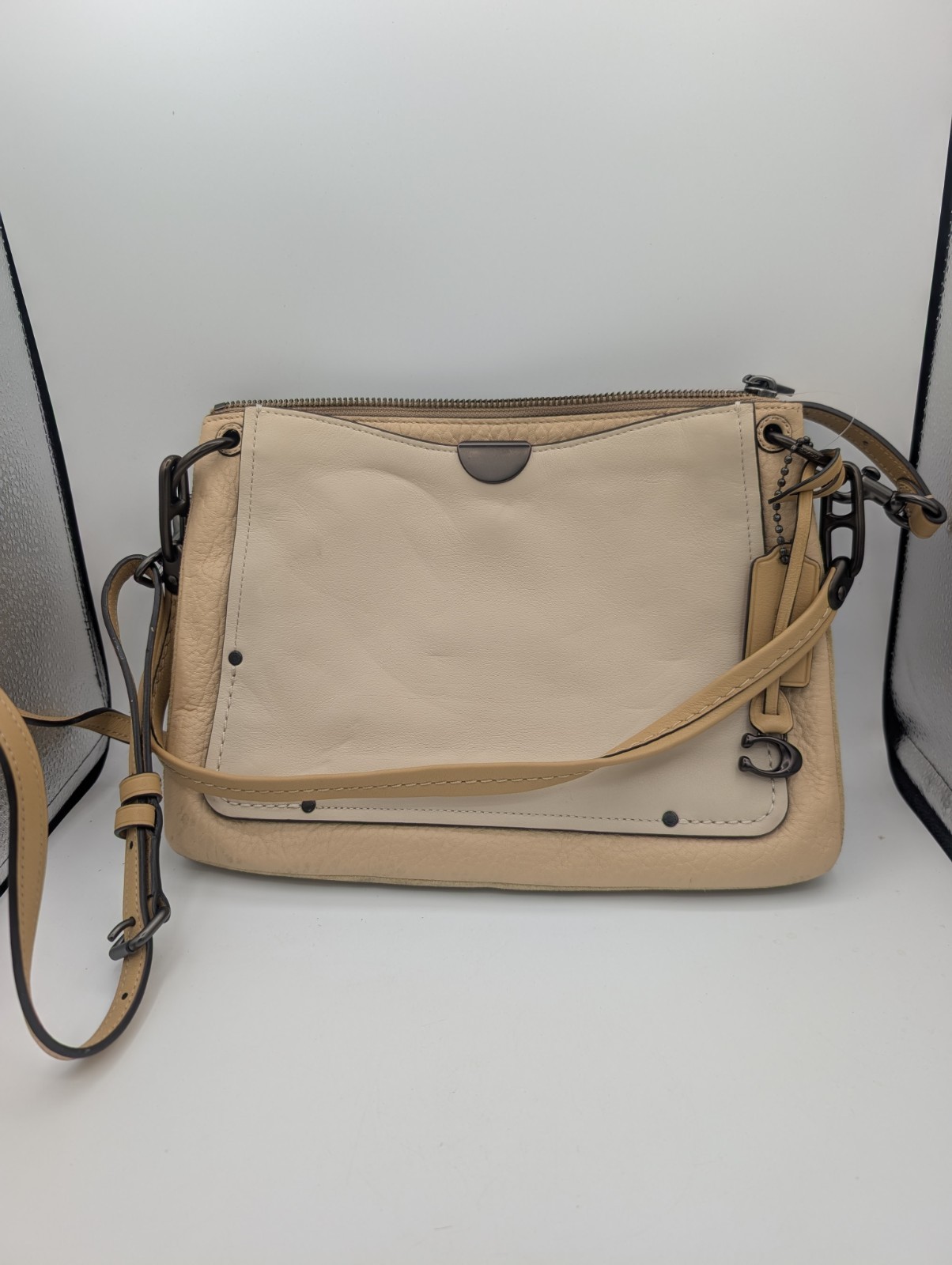 COACH Dreamer Colorblock Leather Shoulder Crossbody Bag-New with Tags