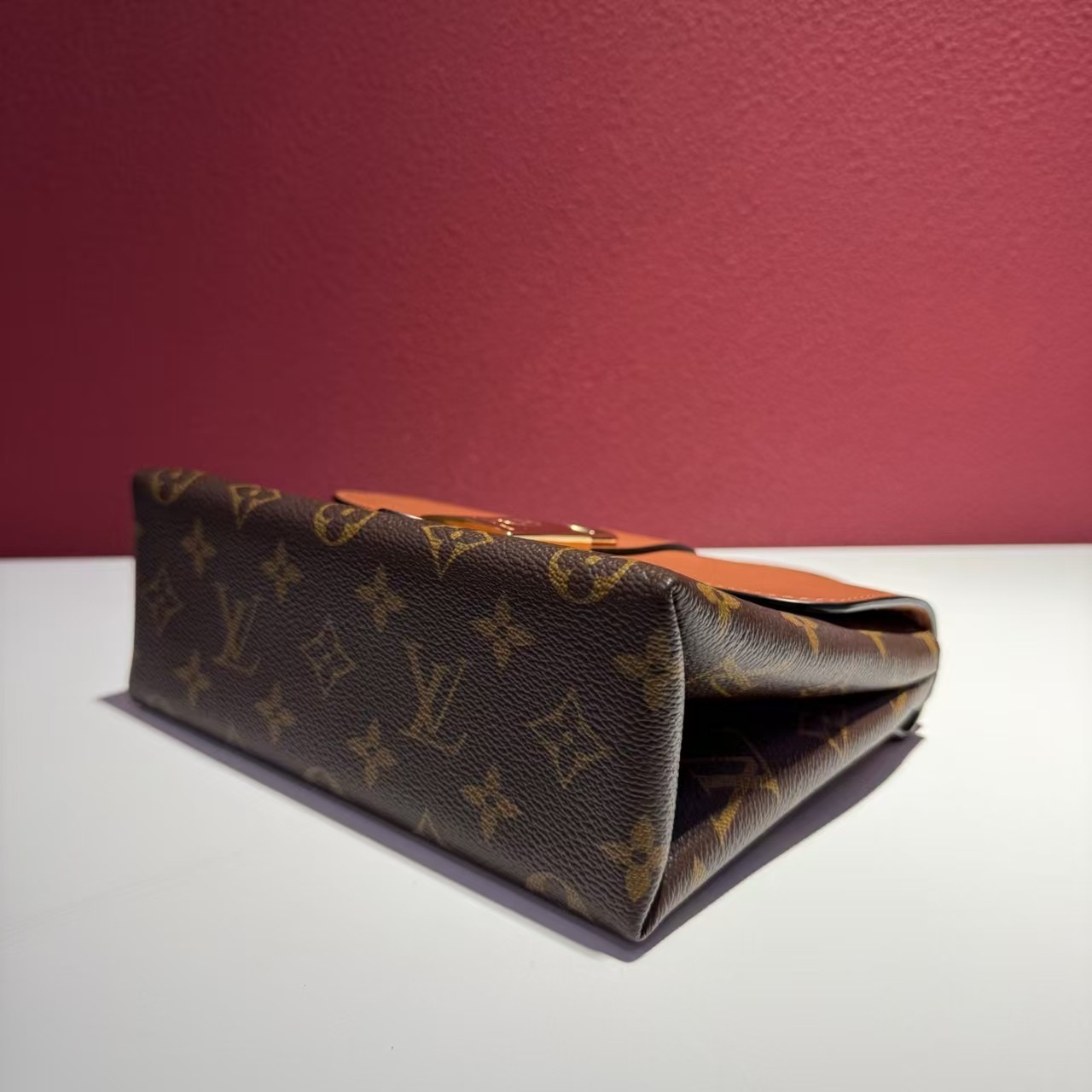Louis Vuitton Locky BB Caramel Monogram Mini Crossbody & Shoulder Handbag
