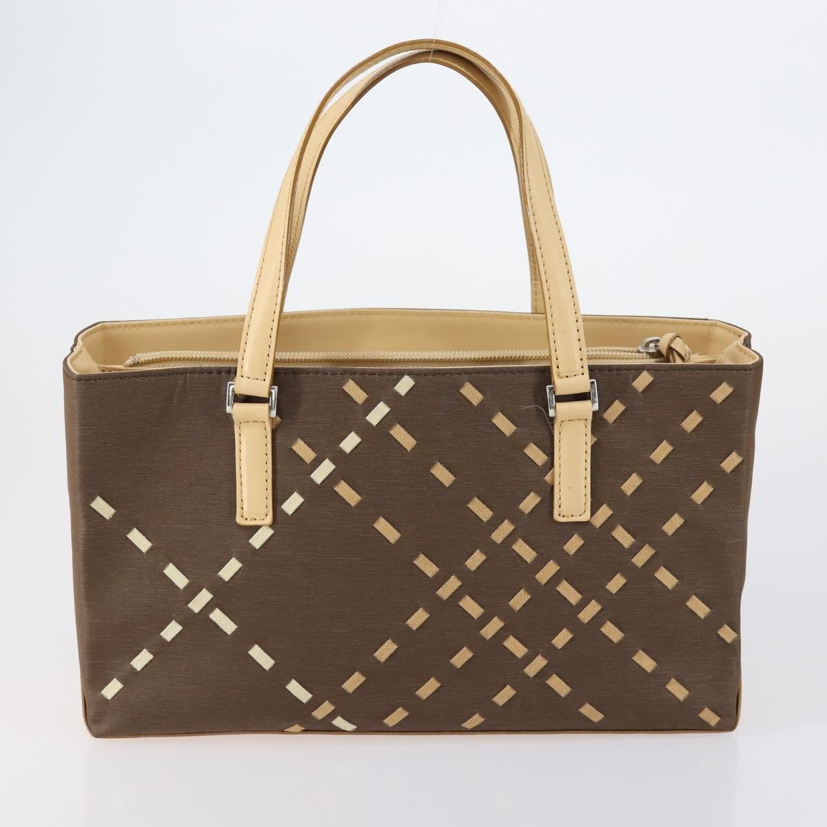 BURBERRY Nova Check Shoulder Bag Nylon Canvas 4 Set Beige Brown black Auth 1…