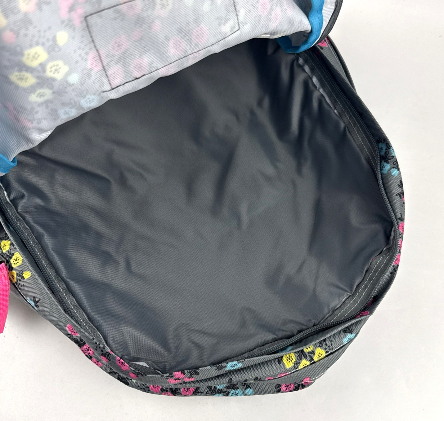 NEW JanSport Trans TM60 Gray Floral Laptop Backpack Bottle Holder 36L FREE SHIP