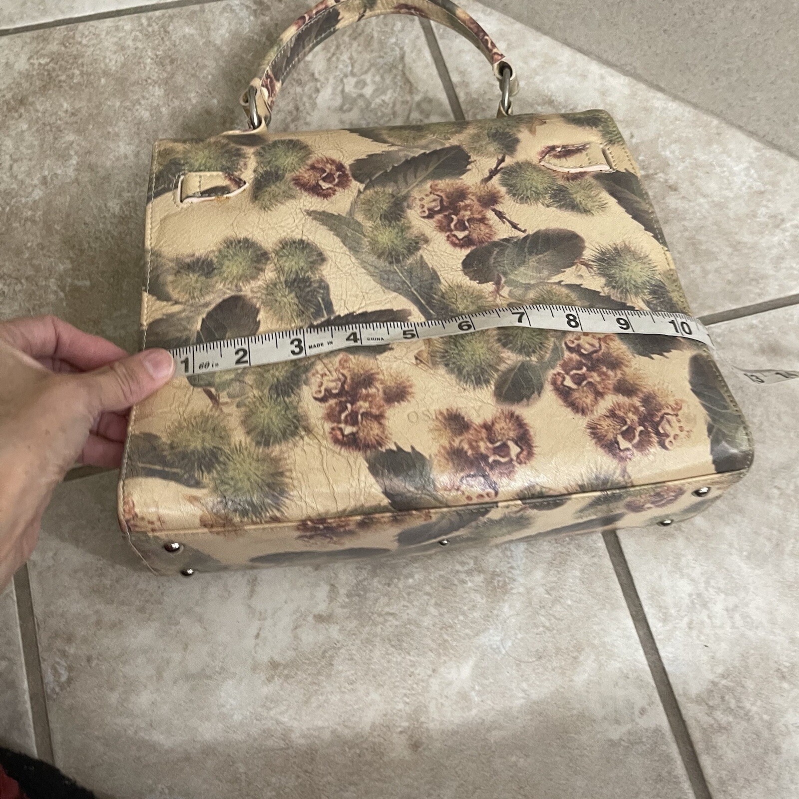RARE Osprey LONDON By Graeme Ellisdon FLORAL HANDBAG VINTGE RETRO EUC