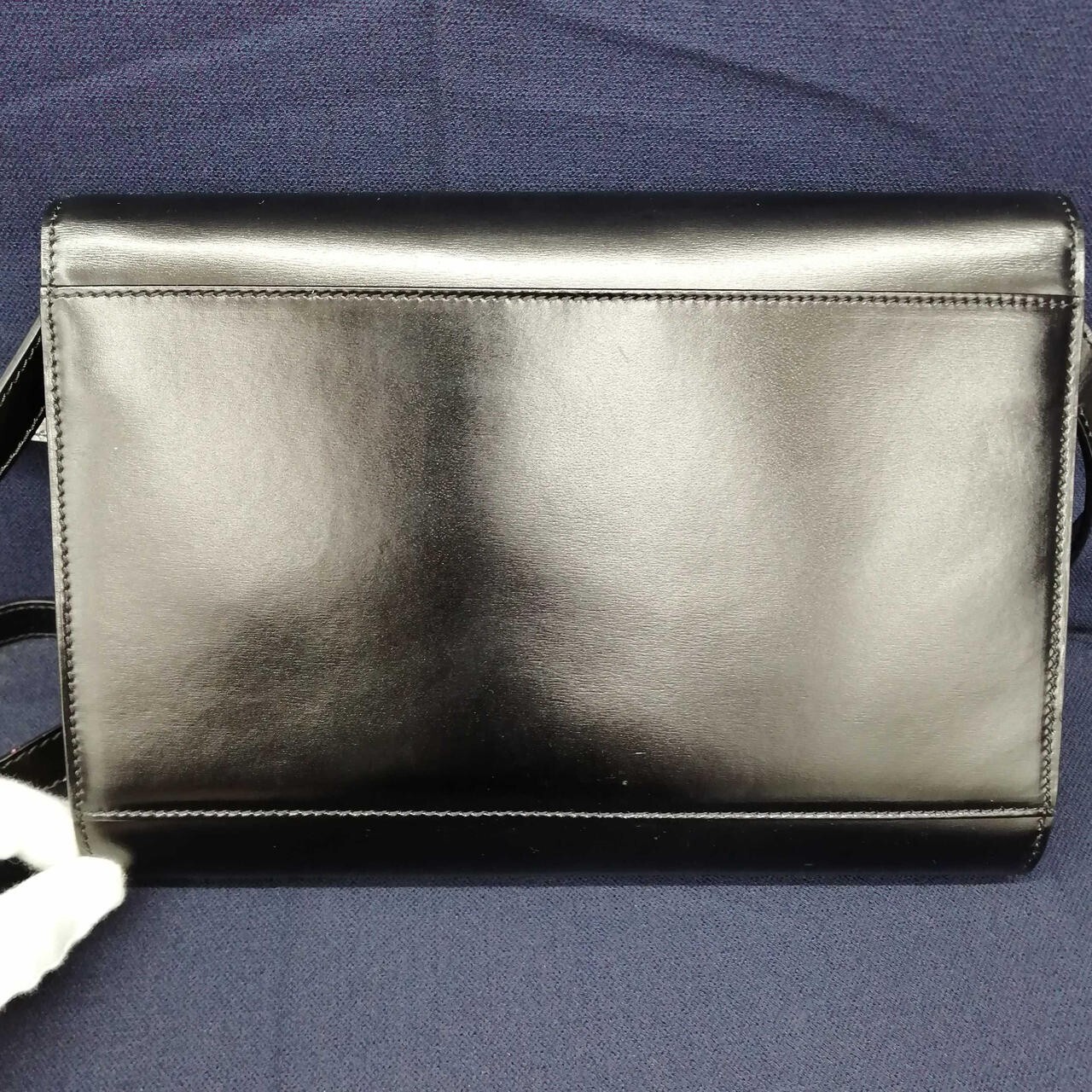 CELINE M14 Shoulder Bag Black Used 9.8×7.0×1.7 inch From Japan Authentic
