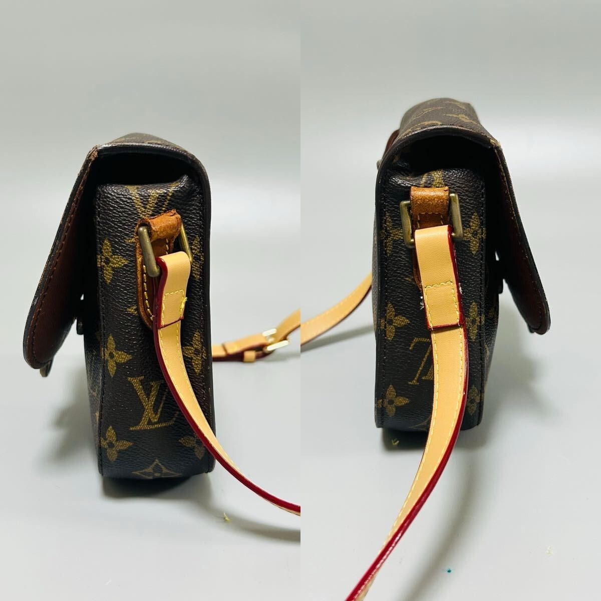 Louis Vuitton M51243 Saint Cloud MM Monogram Shoulder Bag(Good)