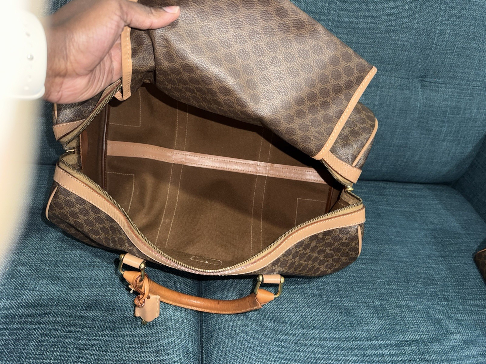 Vintage Celine Macadam M13 Large Travel Duffle – Authentic Italian Luxury