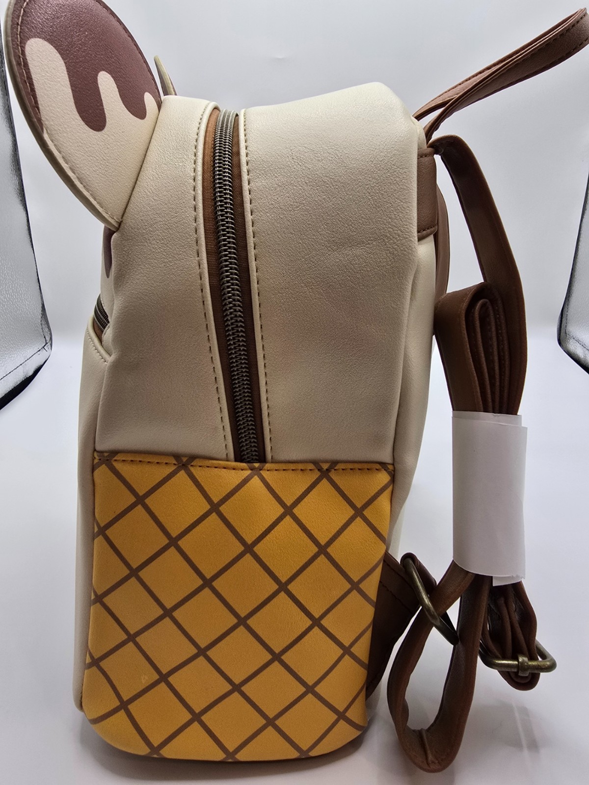 Loungefly Disney Mickey Mouse Ice Cream Waffle Mini Backpack