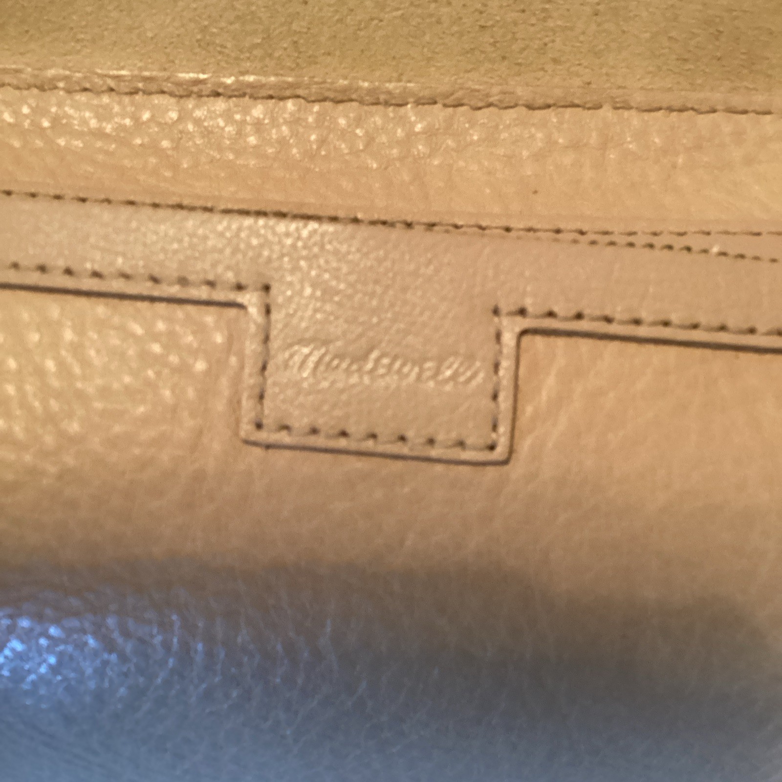Madewell Beige Medium transport tote leather Bag w/ Adjustable Strap