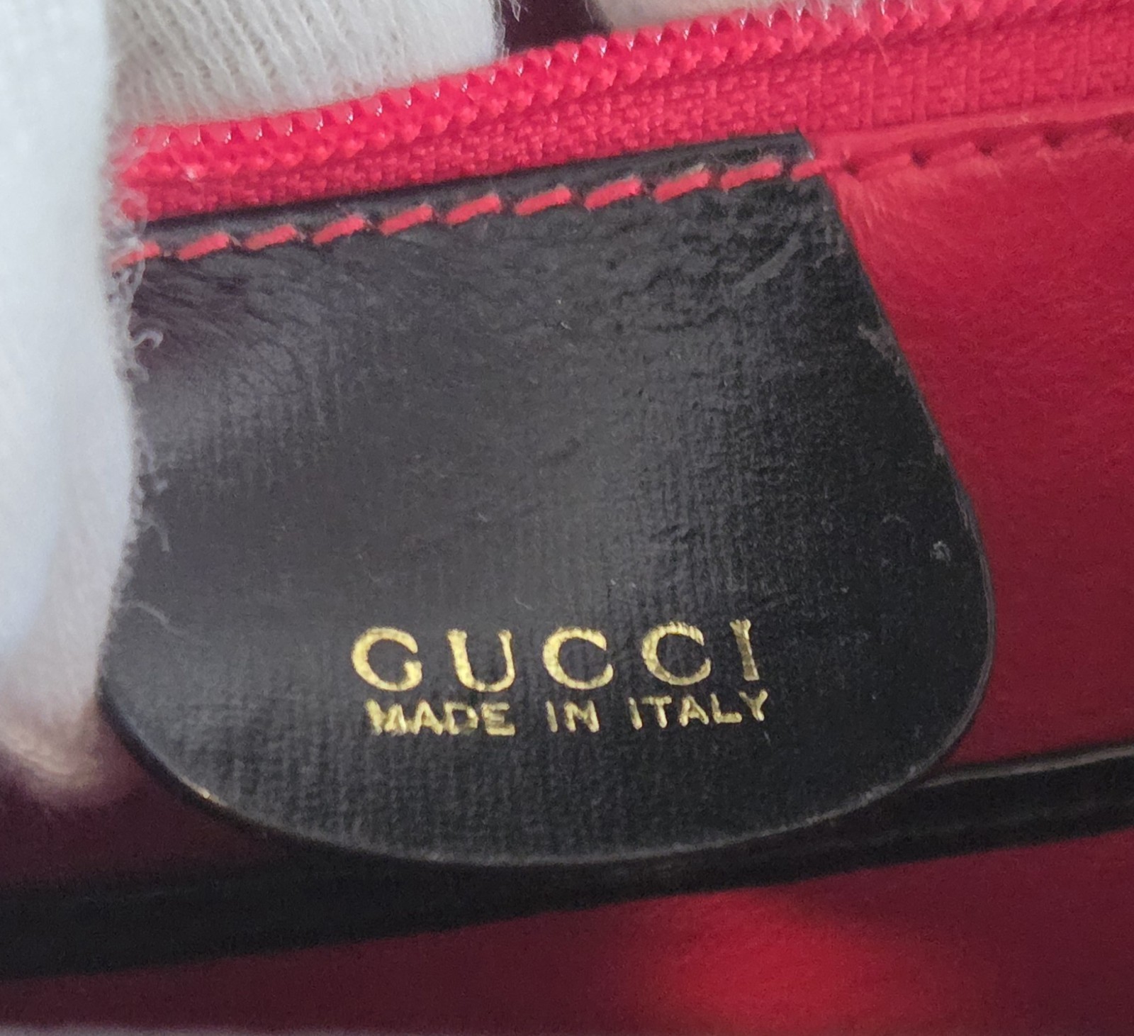 GUCCI Bamboo Turn Lock Closure Black Leather Bag +Dust Bag Made In Italy 🇮🇹
