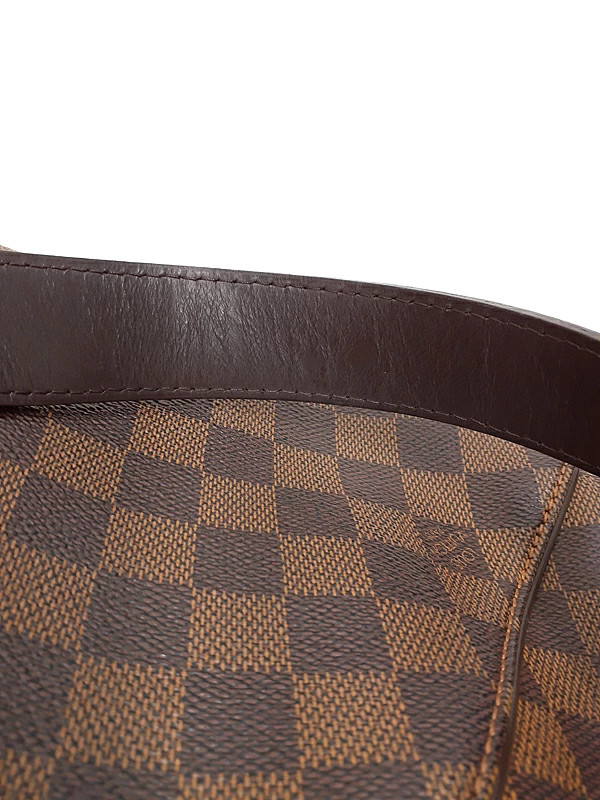 Louis Vuitton Damier Thames PM N48180 Canvas Red Shoulder Bag Women’s #TB3564