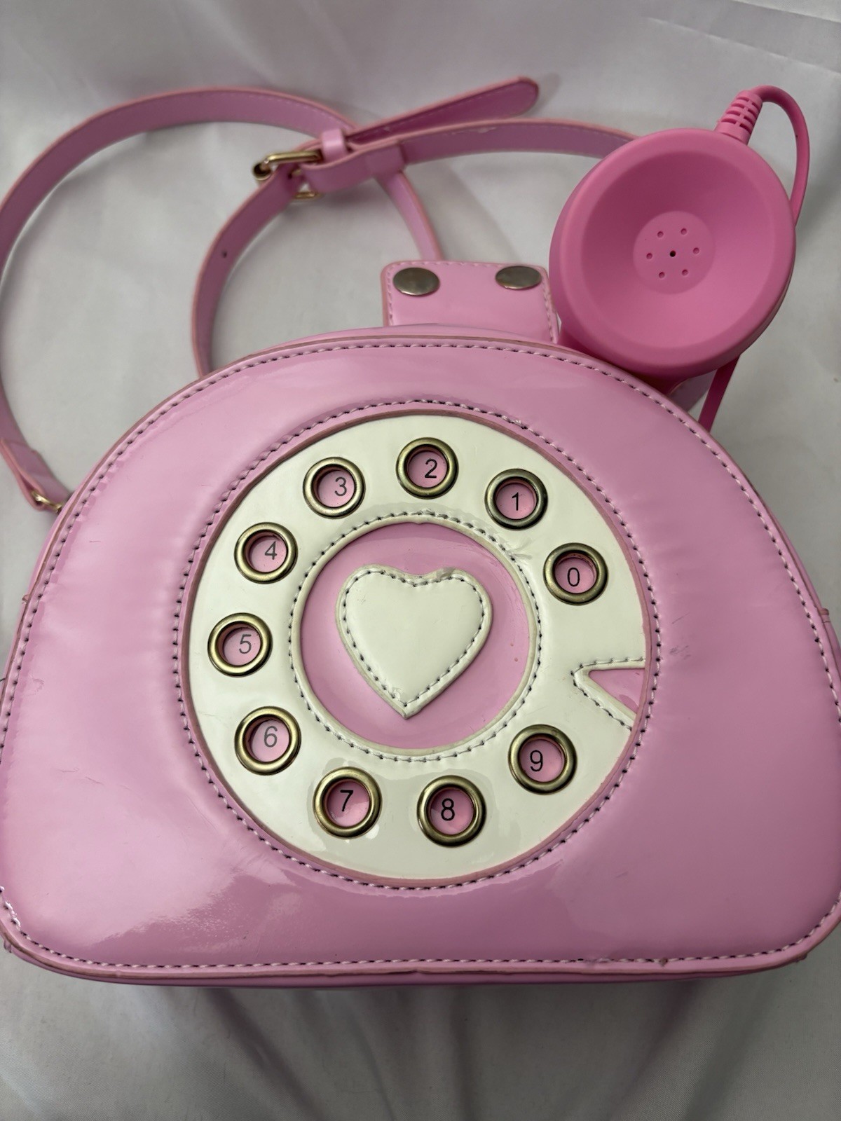 Cell Phone Connection Telephone Bag-New QiMing Pink