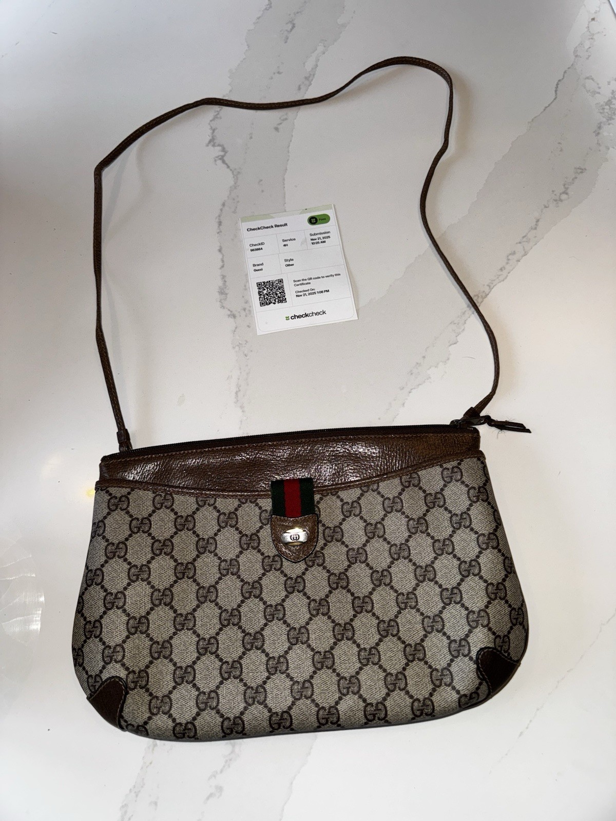 Vintage Gucci Sherry Line GG Supreme Shoulder Bag – Accessory Collection – 1980s