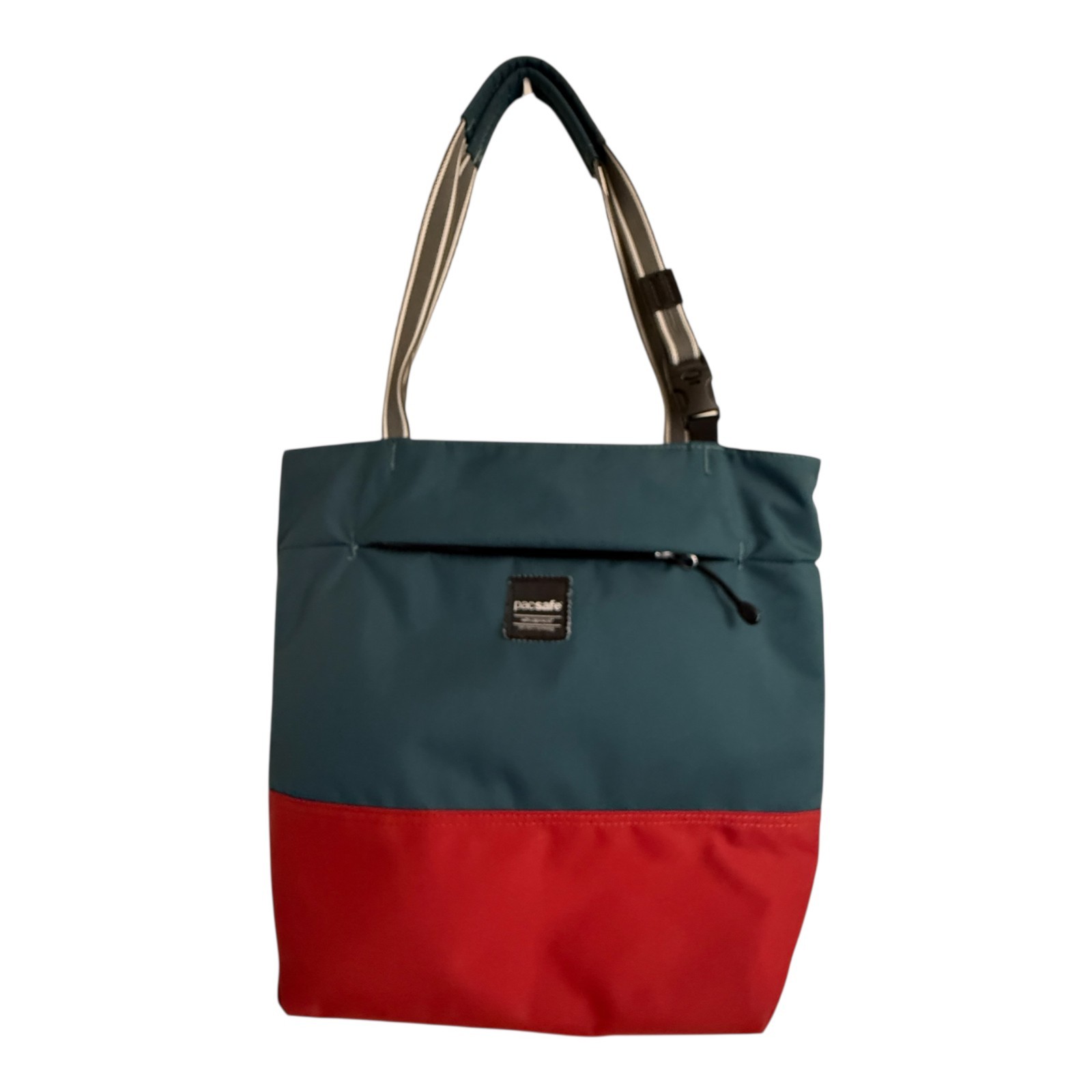 Pacsafe Chili Red Slingsafe Tote Bag Exomesh LX200 Zippered RFID Anti Travel