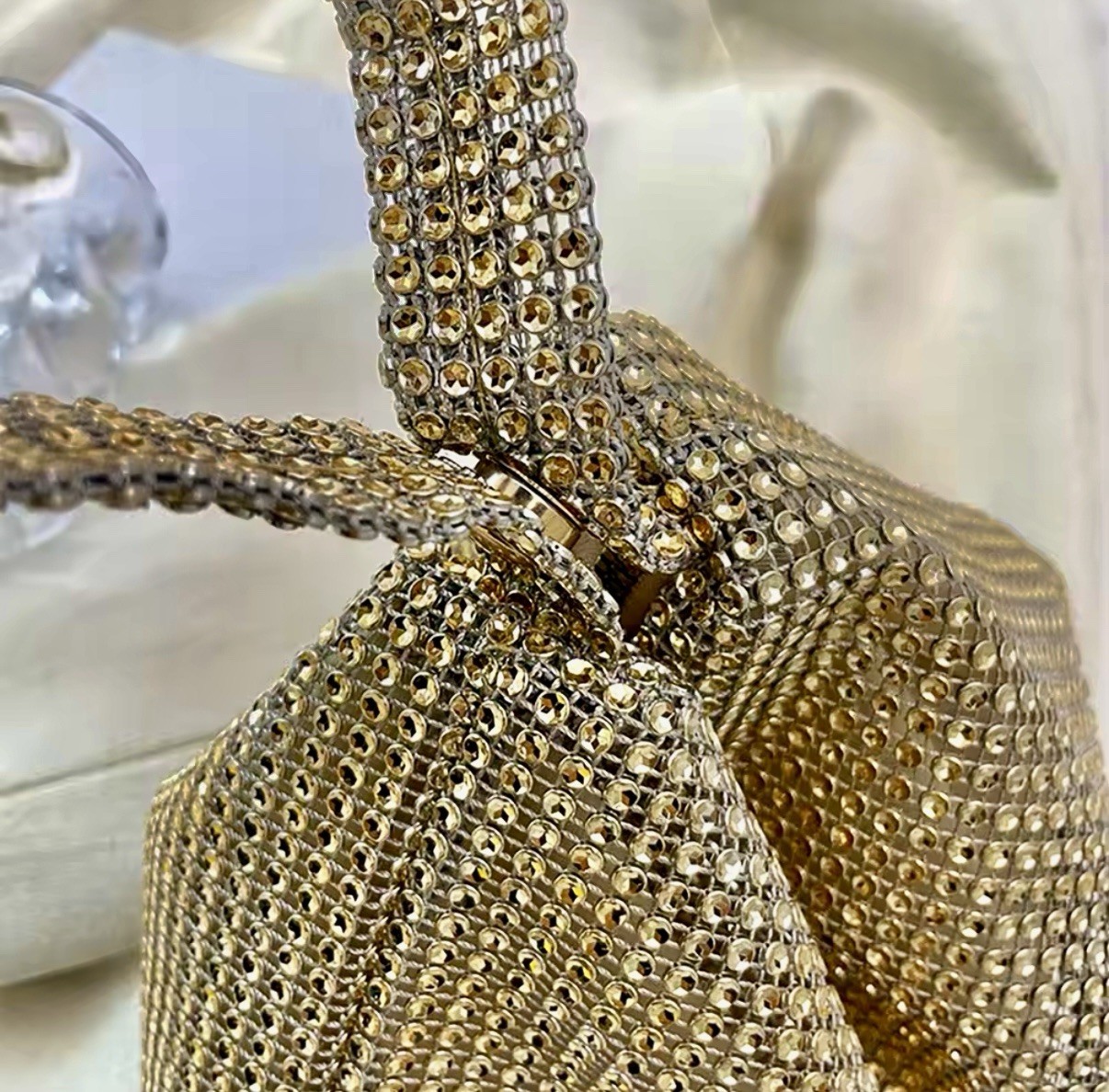 Glitter Evening Dinner Clutch Bag Elegant Women Lady Party Cocktail Wedding Bag