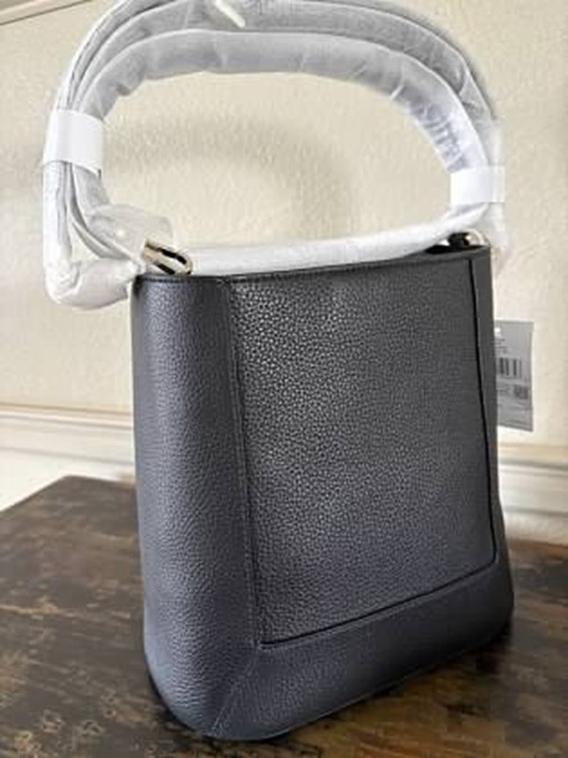 Kate Spade NY Leather Lena Bucket Shoulder Bag Black-NWT