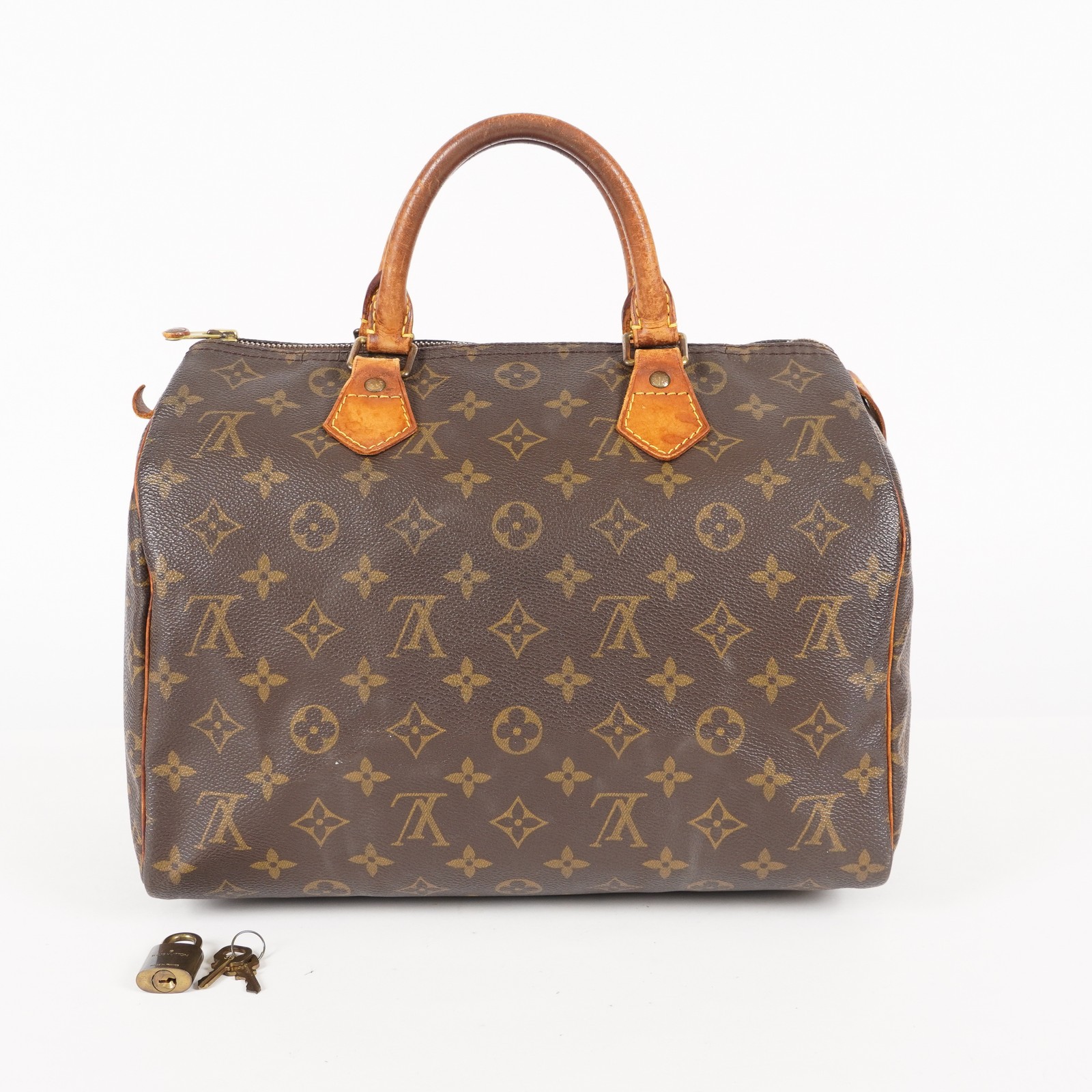 Authentic Louis Vuitton Monogram Speedy 30 Handbag M41526 vintage 06E314070010