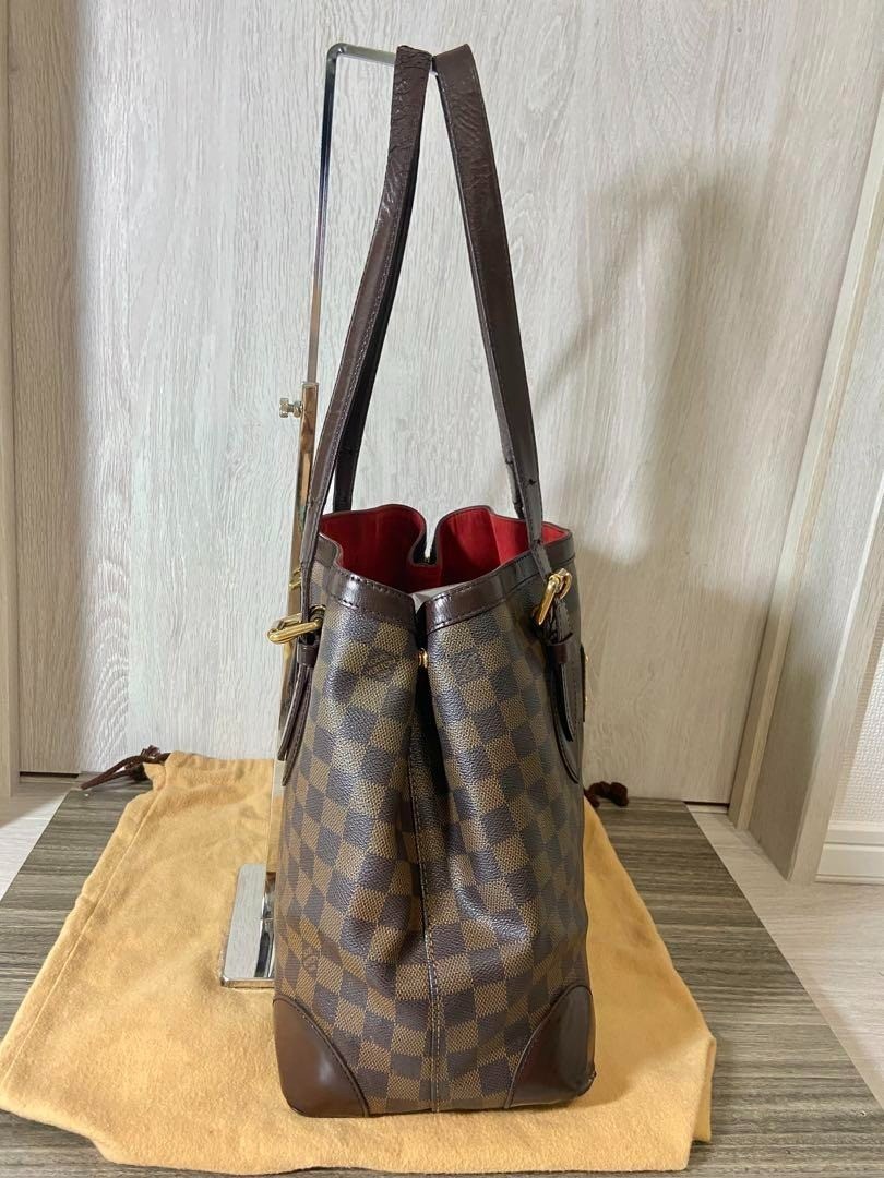 Authentic Louis Vuitton Damier Hampstead MM Shoulder Tote Bag N51204 from Japan