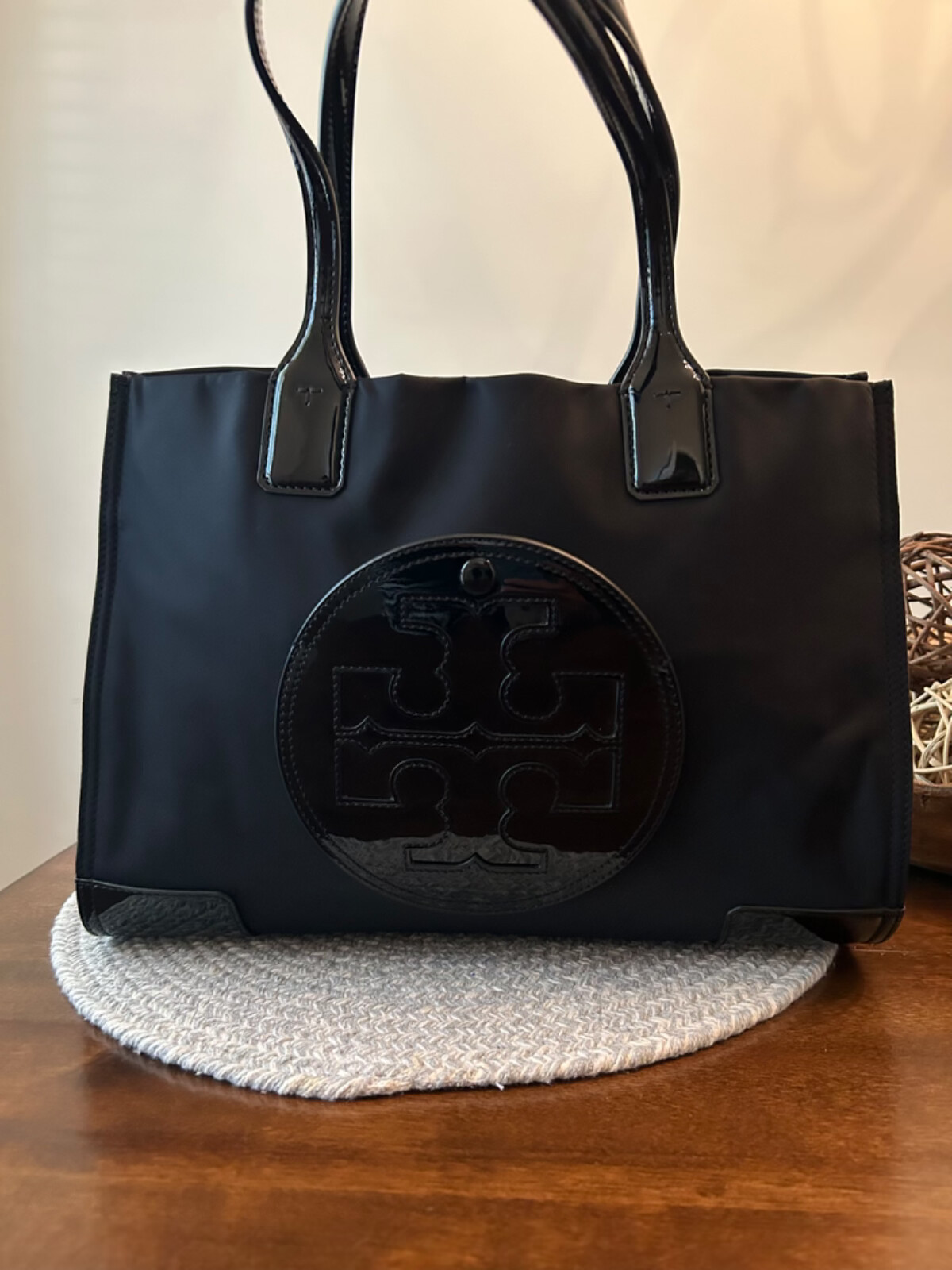 Pre-Owned Tory Burch Ella Women’s Tote, One Size – Black (80479-001)