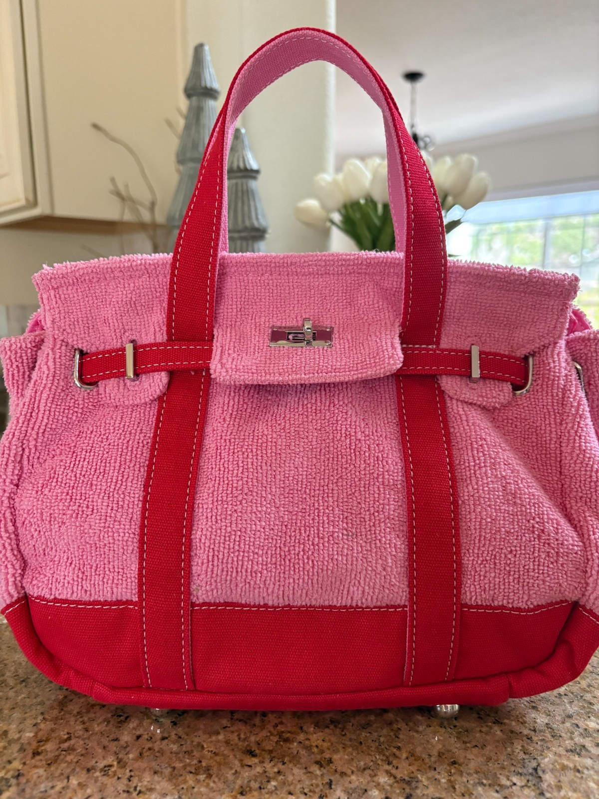 Terry Cloth “Boatkin” Tote – New, Never Used