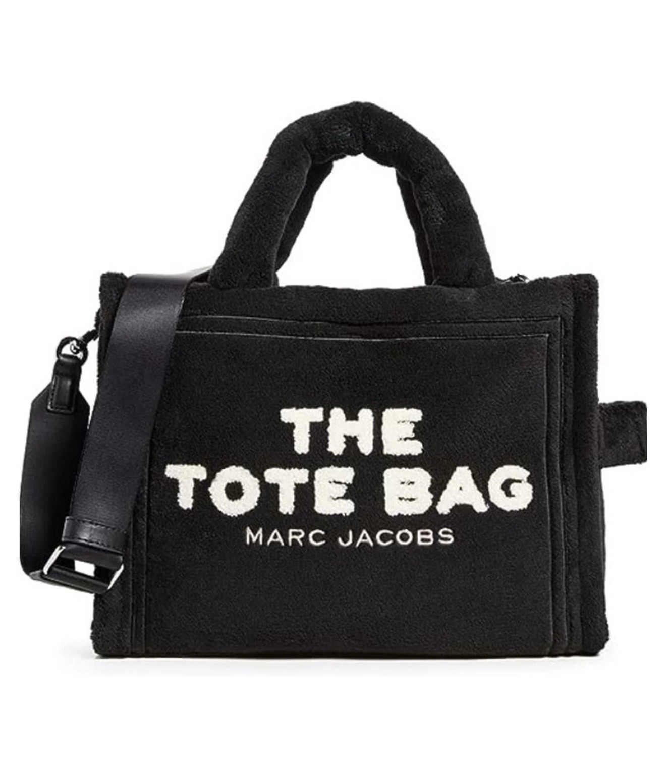 Marc Jacobs Women’s The Terry Medium Tote Bag, Black, One Size H059M06PF22-001