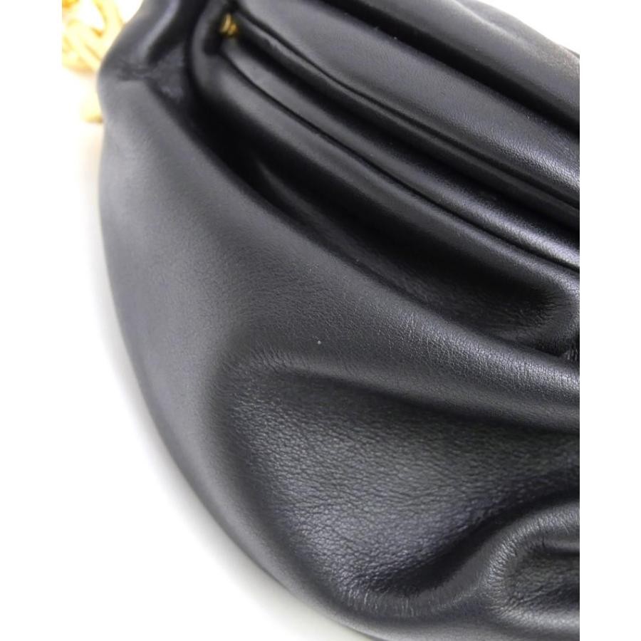 BOTTEGA VENETA Bag: The Chain Pouch Black W23*H14cm w/dust bag;