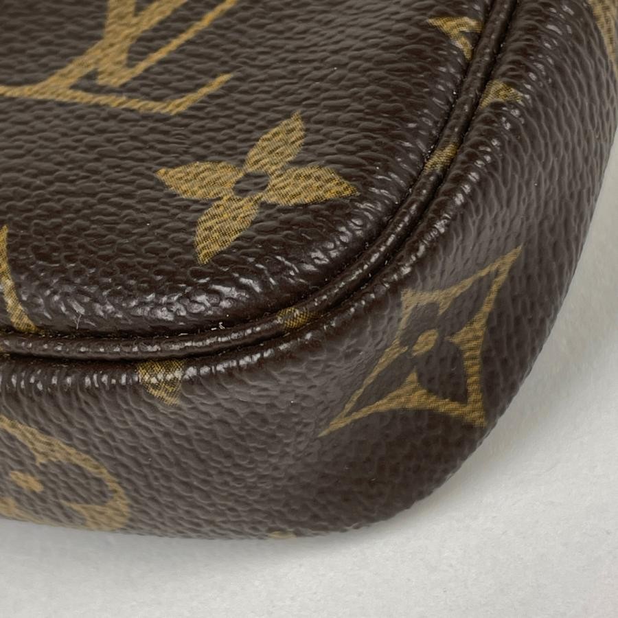 Louis Vuitton Pochette Monogram Brown Handbag M58009 #BS4530