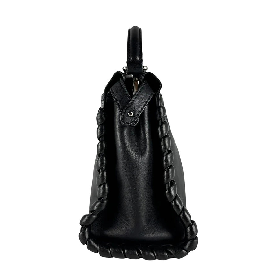 Fendi Mini Peekaboo 2Way Leather Bag Black 8BN244-7G1 Ladies Handbag