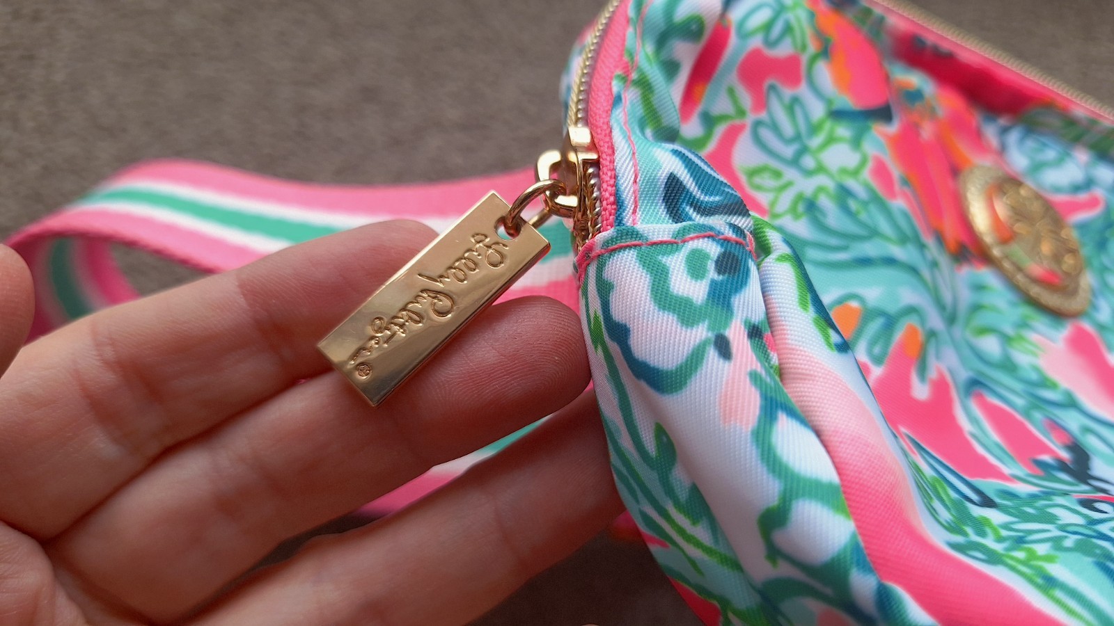 Lilly Pulitzer Fanny Pack Money Belt Bum Bag Crossbody